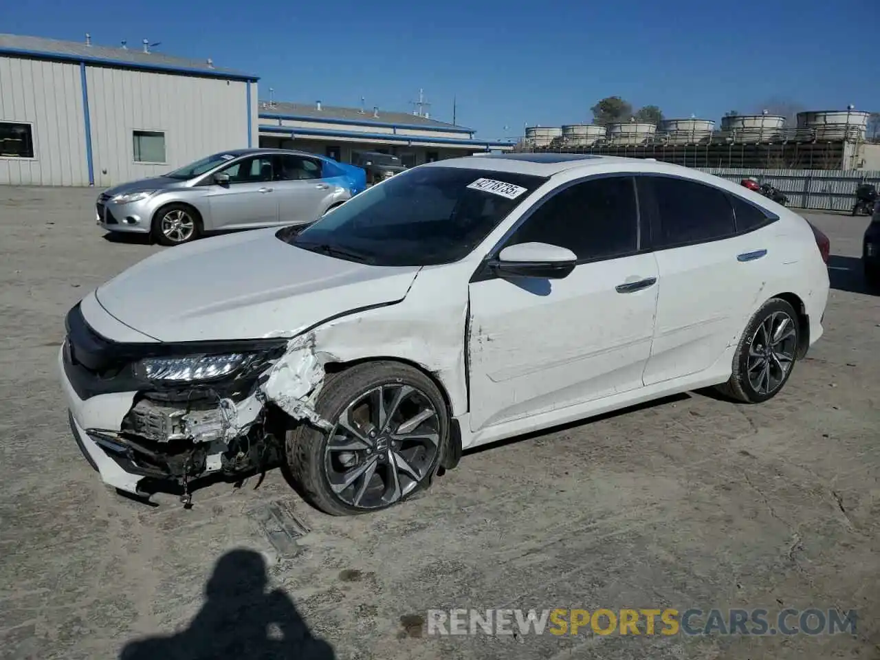 1 Photograph of a damaged car 19XFC1F95LE011214 HONDA CIVIC 2020