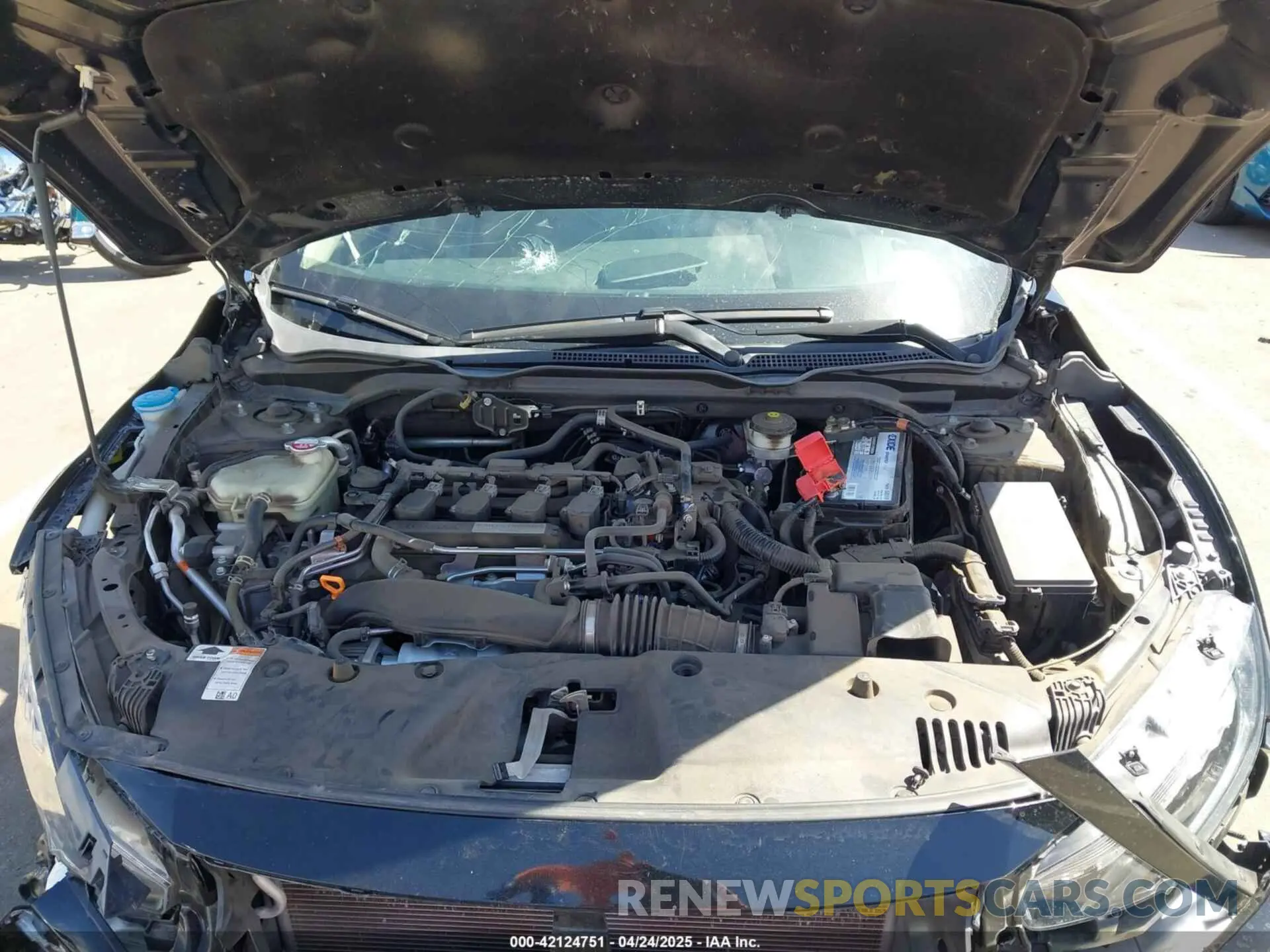 10 Photograph of a damaged car 19XFC1F98LE208801 HONDA CIVIC 2020