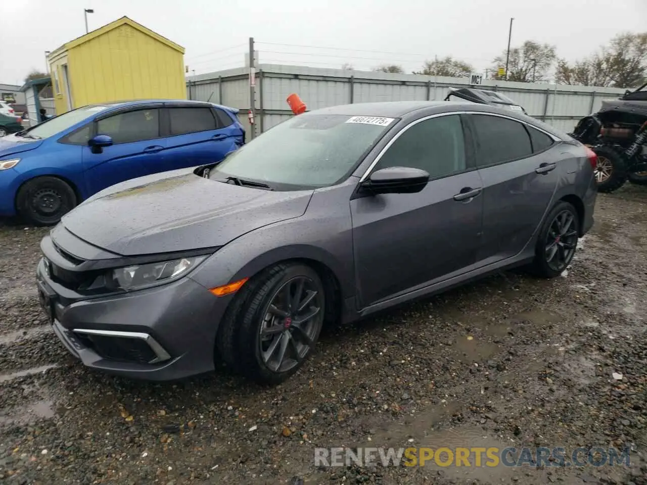 1 Photograph of a damaged car 19XFC2E64LE000556 HONDA CIVIC 2020