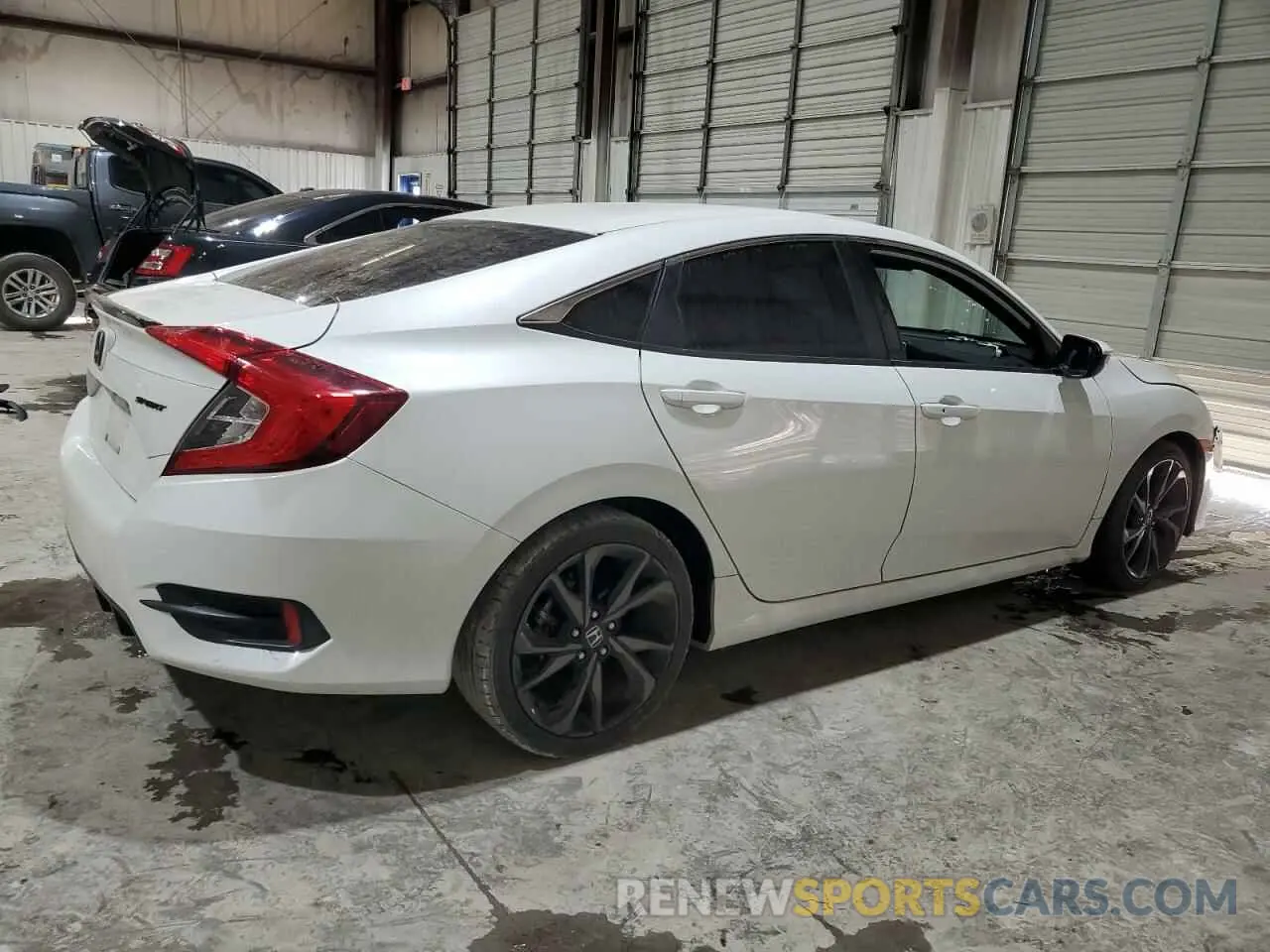 3 Photograph of a damaged car 19XFC2E83LE007693 HONDA CIVIC 2020
