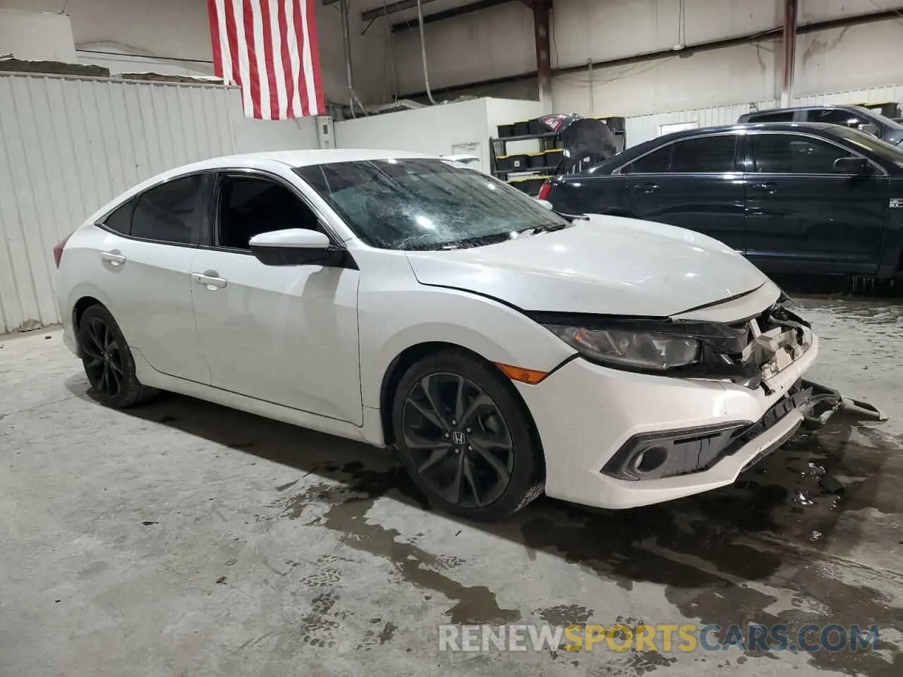 4 Photograph of a damaged car 19XFC2E83LE007693 HONDA CIVIC 2020