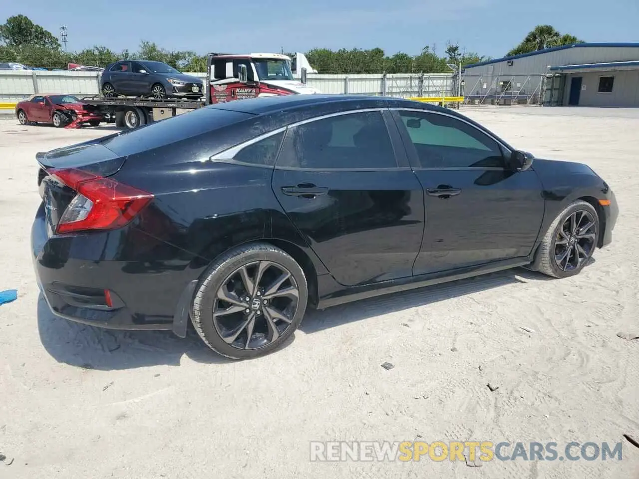 3 Photograph of a damaged car 19XFC2E87LE029194 HONDA CIVIC 2020