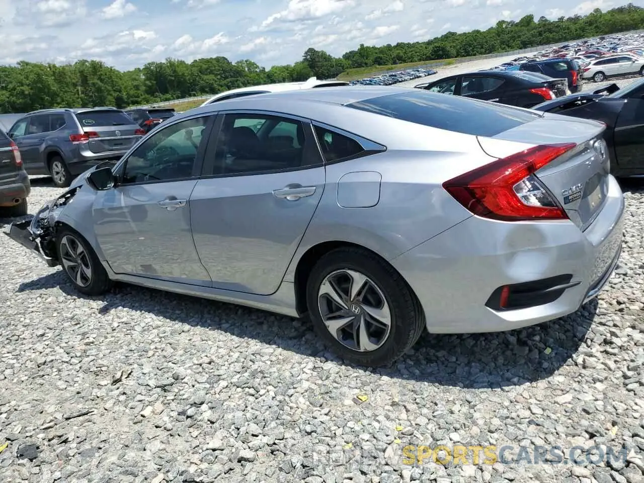 2 Photograph of a damaged car 19XFC2F60LE009690 HONDA CIVIC 2020
