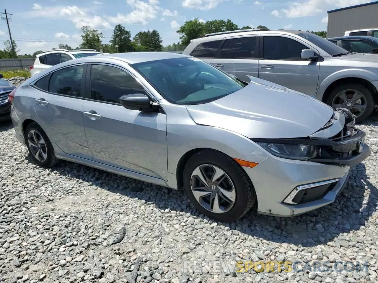 4 Photograph of a damaged car 19XFC2F60LE009690 HONDA CIVIC 2020