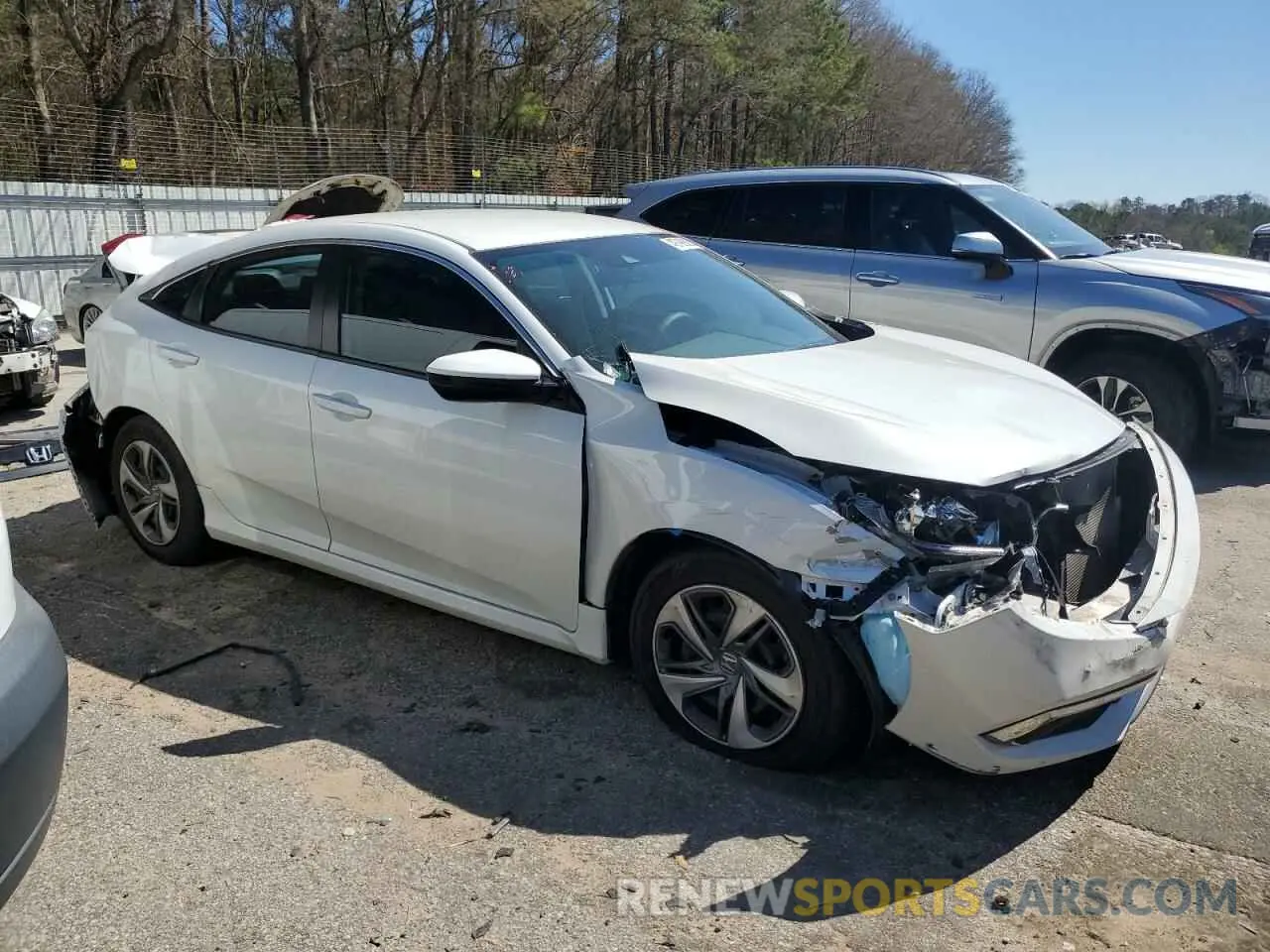 4 Photograph of a damaged car 19XFC2F60LE009785 HONDA CIVIC 2020