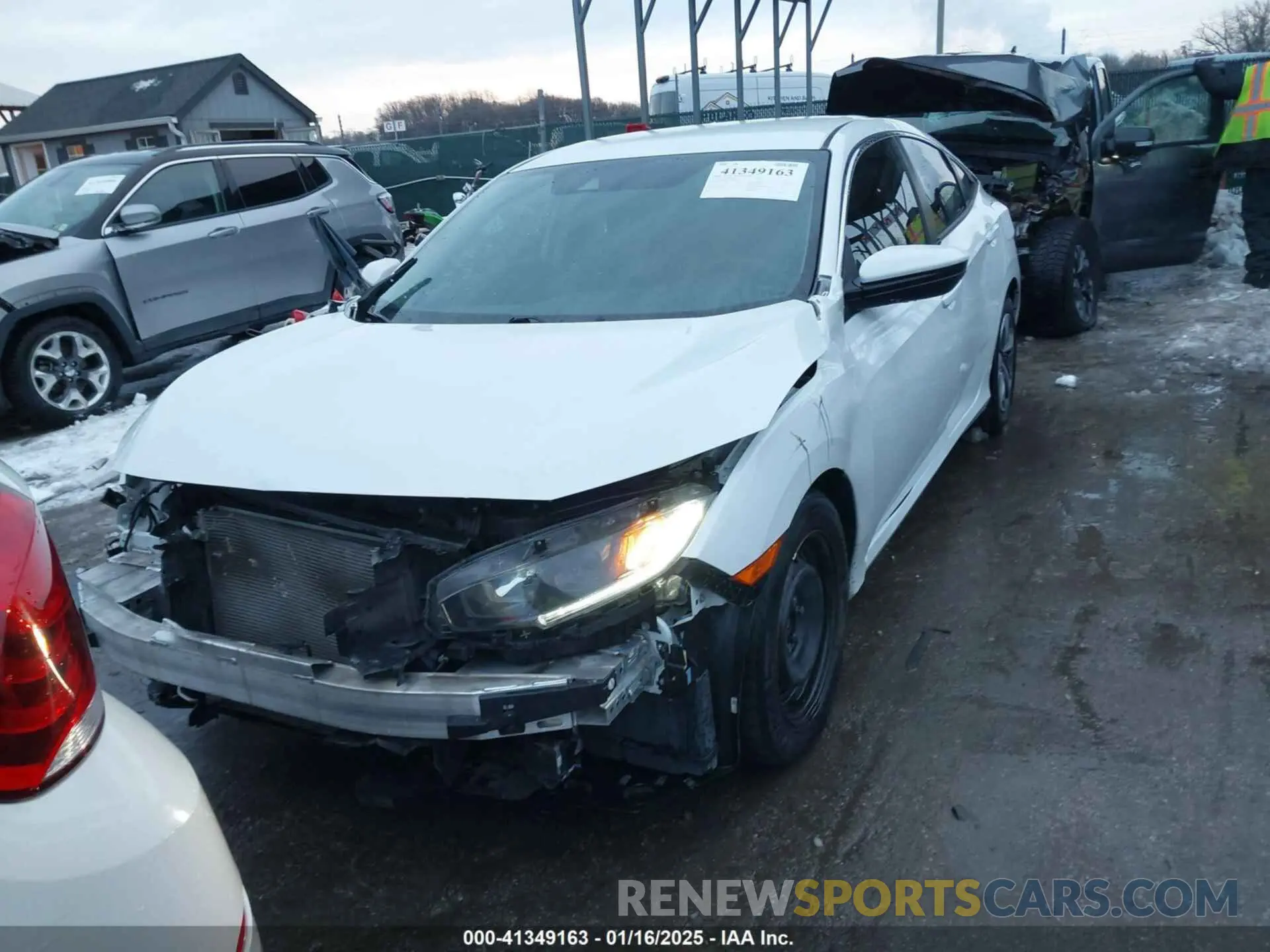 13 Photograph of a damaged car 19XFC2F60LE010385 HONDA CIVIC 2020