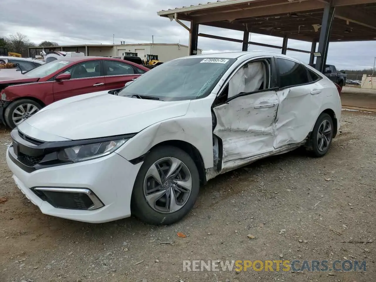 1 Photograph of a damaged car 19XFC2F60LE012010 HONDA CIVIC 2020