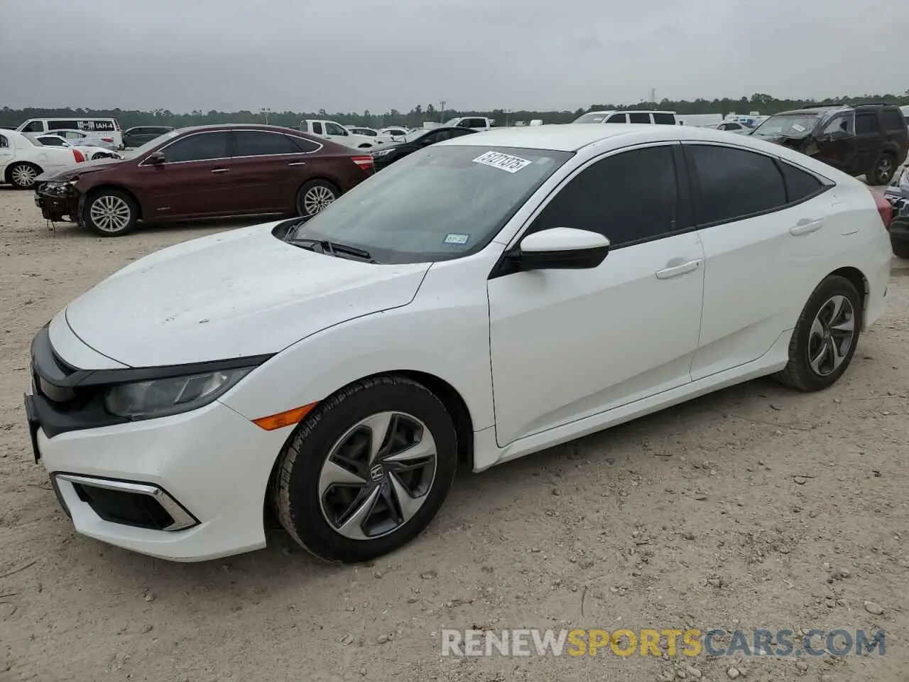 1 Photograph of a damaged car 19XFC2F60LE013139 HONDA CIVIC 2020