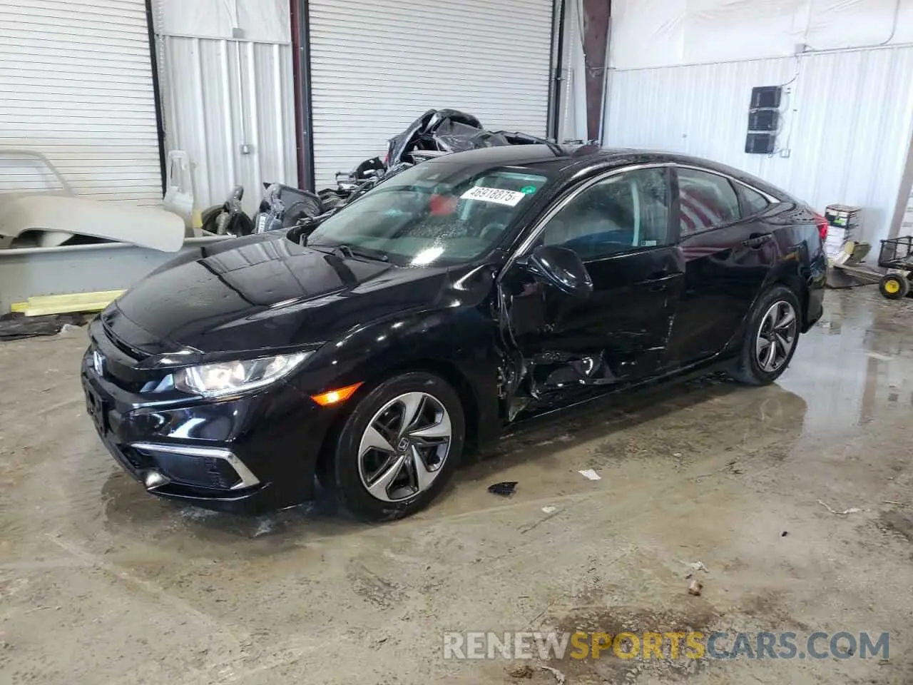 1 Photograph of a damaged car 19XFC2F60LE017899 HONDA CIVIC 2020