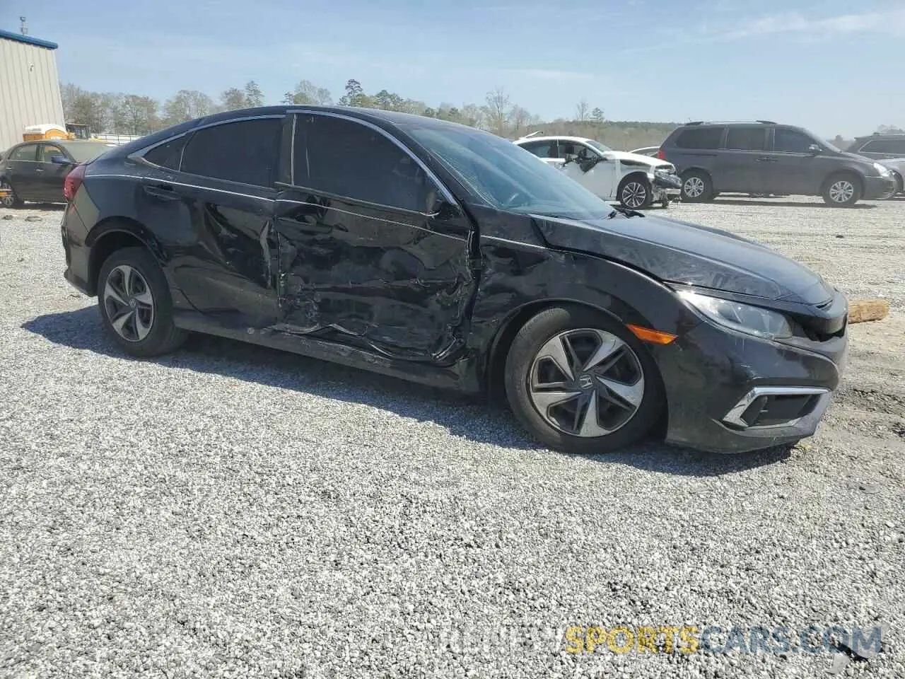 4 Photograph of a damaged car 19XFC2F60LE022794 HONDA CIVIC 2020