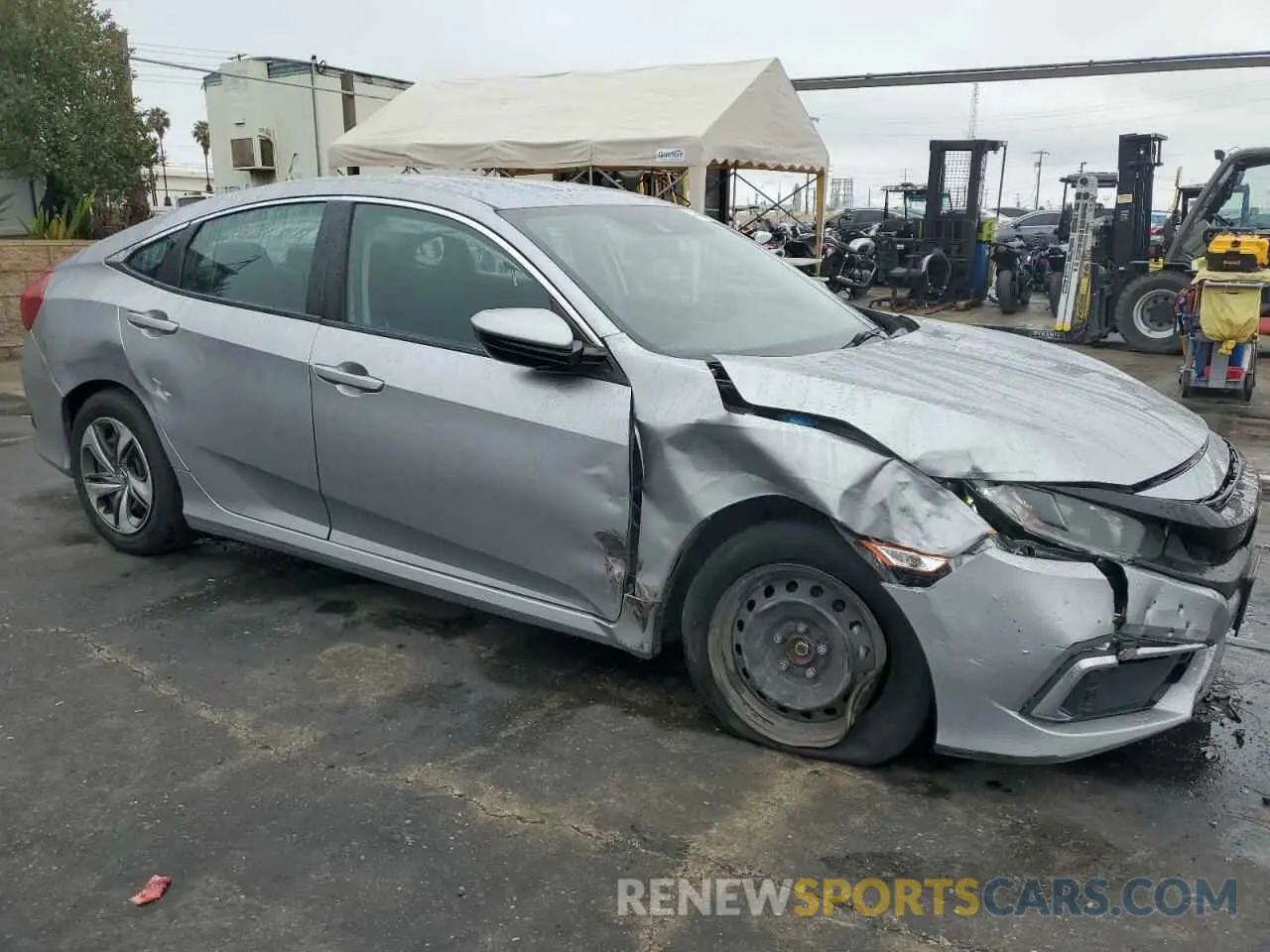 4 Photograph of a damaged car 19XFC2F60LE200672 HONDA CIVIC 2020