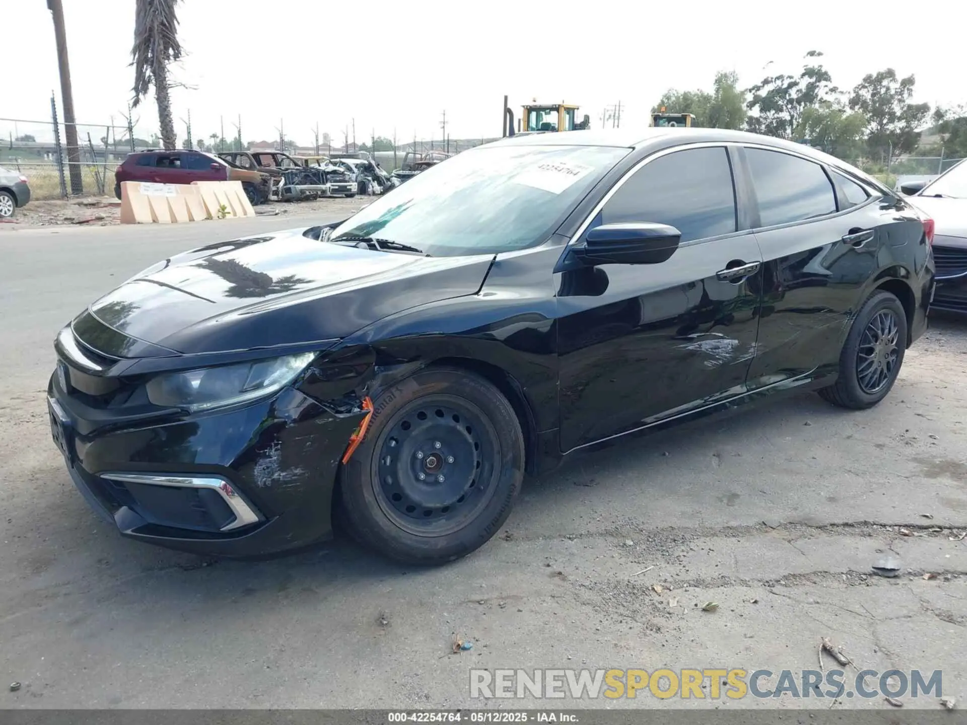 2 Photograph of a damaged car 19XFC2F60LE205788 HONDA CIVIC 2020