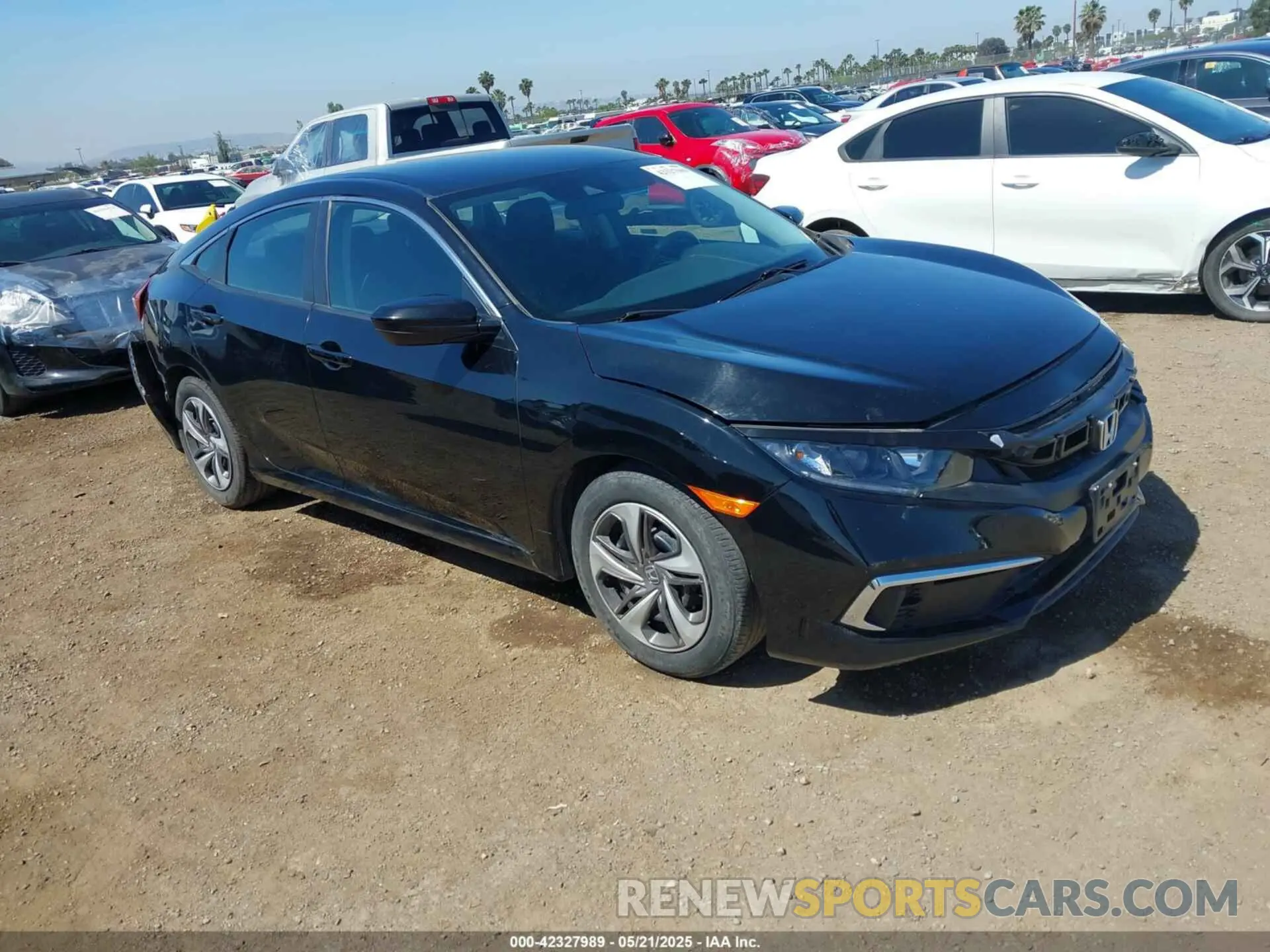 1 Photograph of a damaged car 19XFC2F60LE206388 HONDA CIVIC 2020