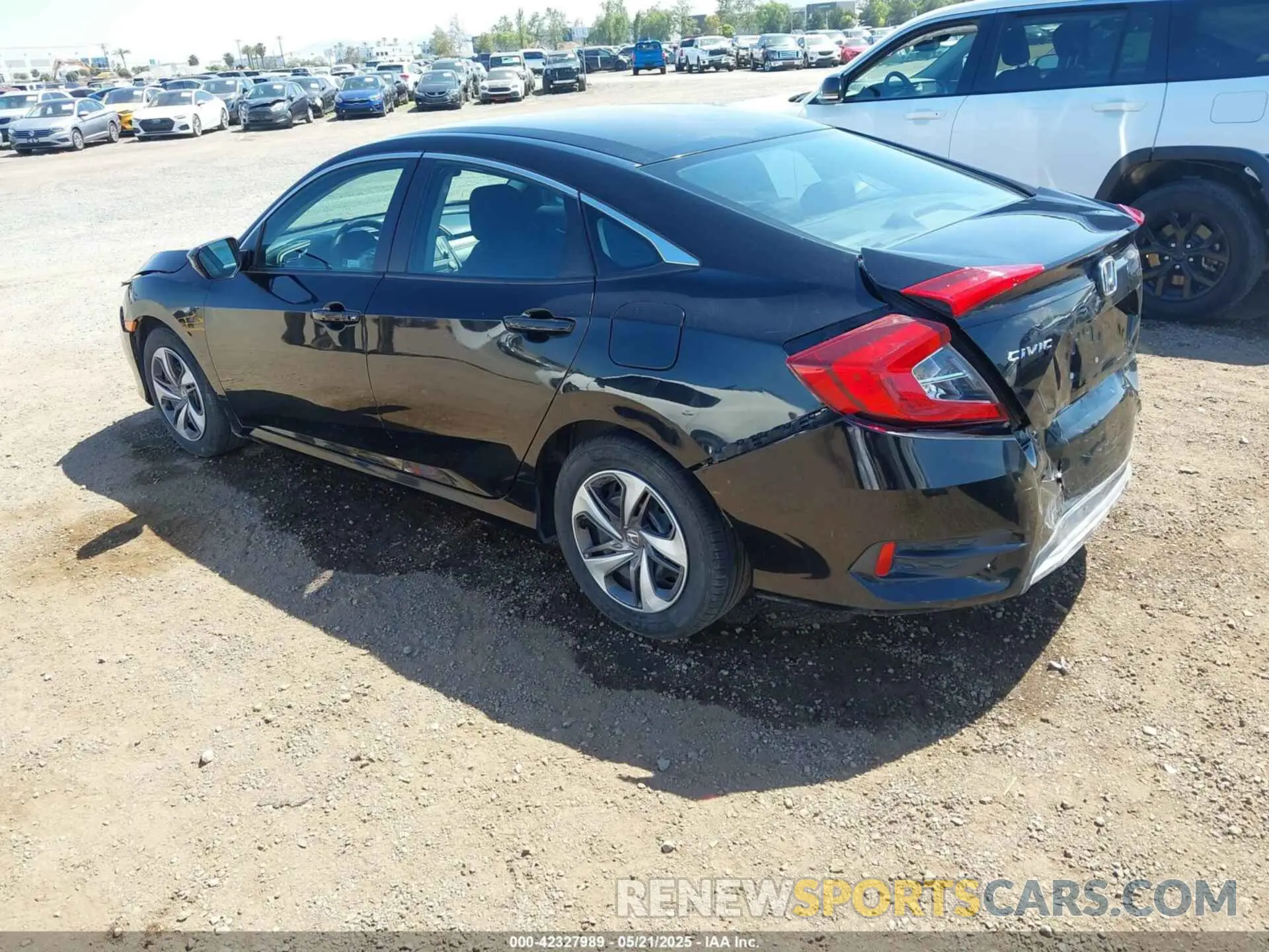 3 Photograph of a damaged car 19XFC2F60LE206388 HONDA CIVIC 2020