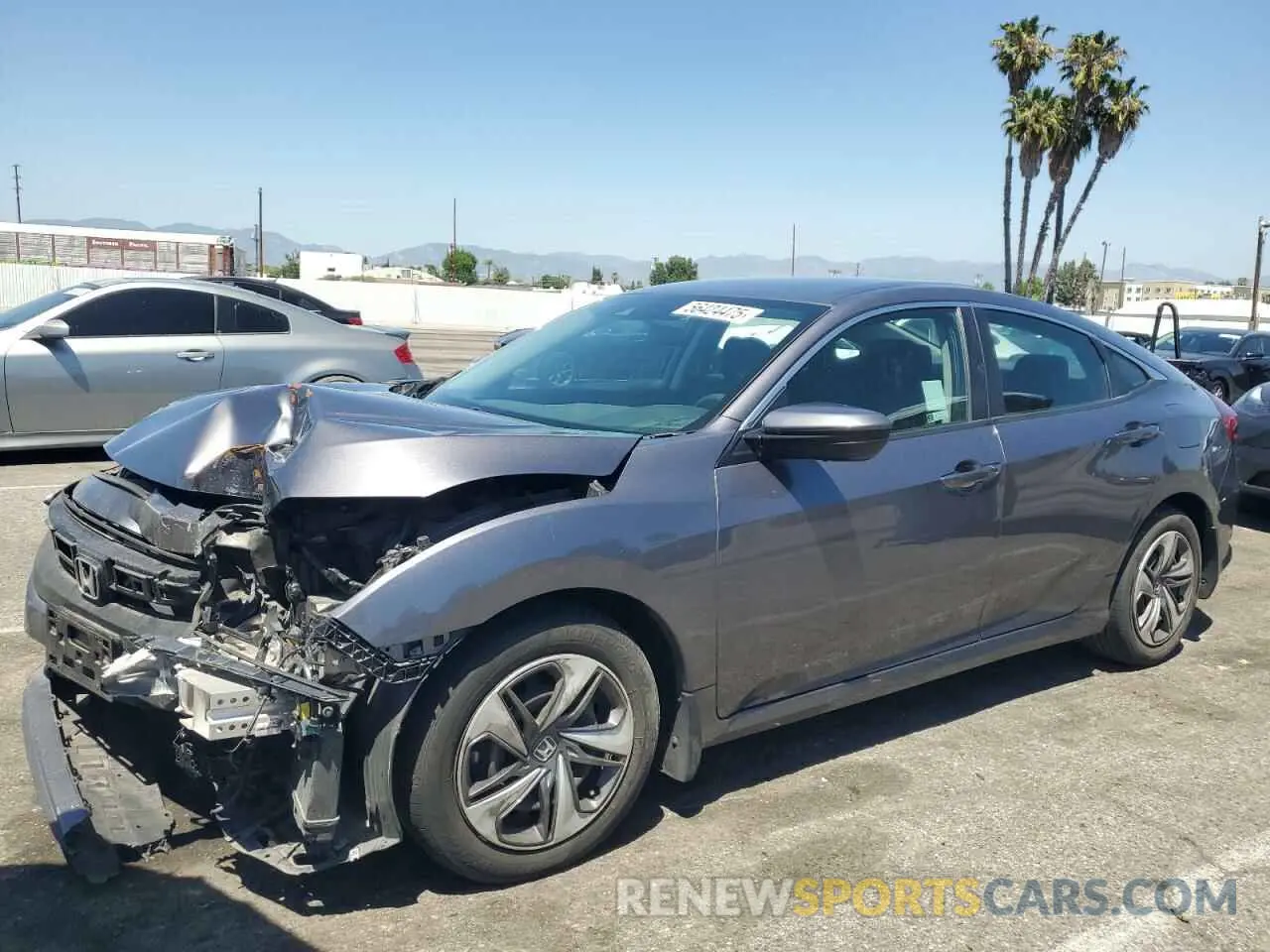 1 Photograph of a damaged car 19XFC2F60LE207850 HONDA CIVIC 2020
