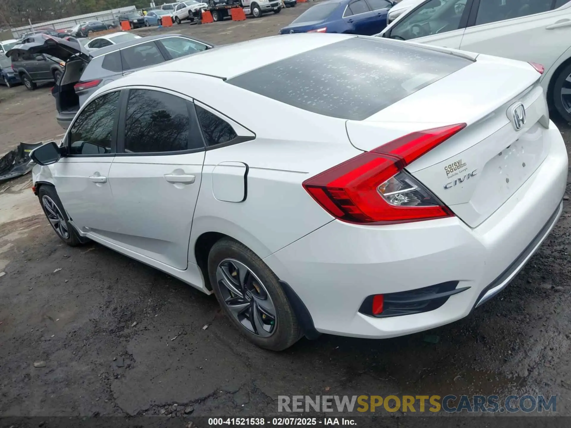 3 Photograph of a damaged car 19XFC2F61LE002179 HONDA CIVIC 2020