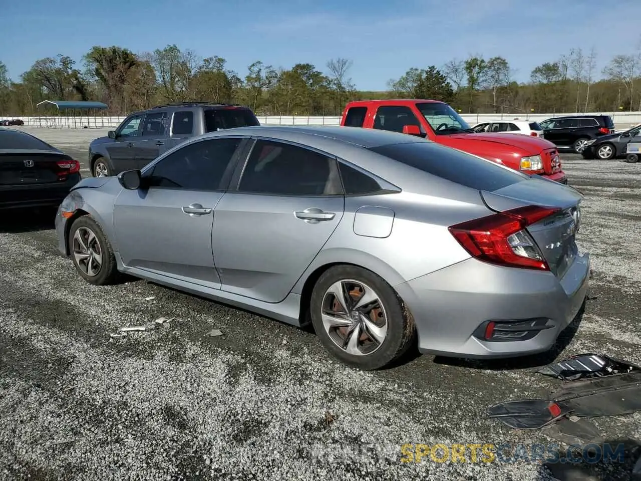2 Photograph of a damaged car 19XFC2F61LE014672 HONDA CIVIC 2020