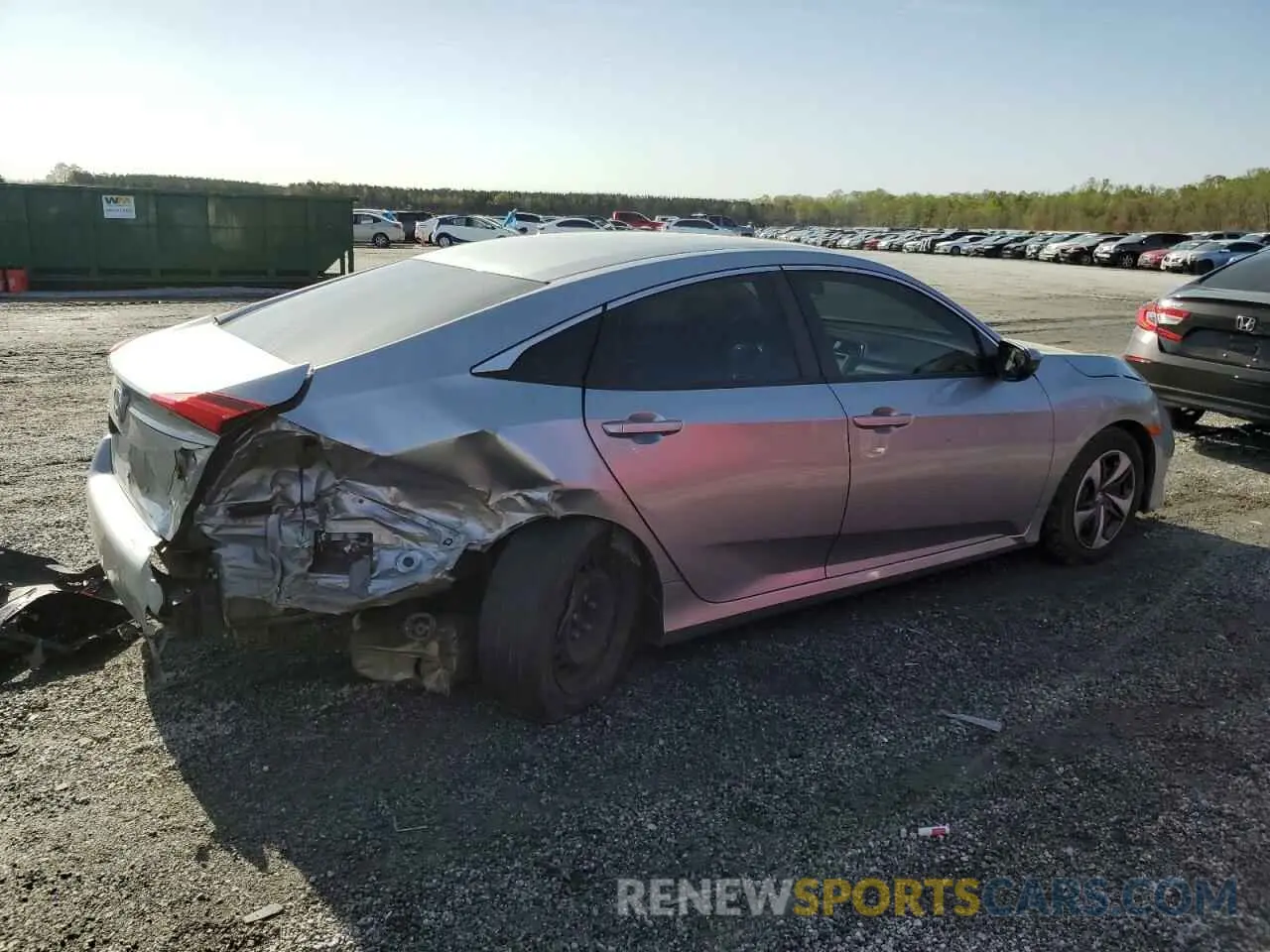 3 Photograph of a damaged car 19XFC2F61LE014672 HONDA CIVIC 2020