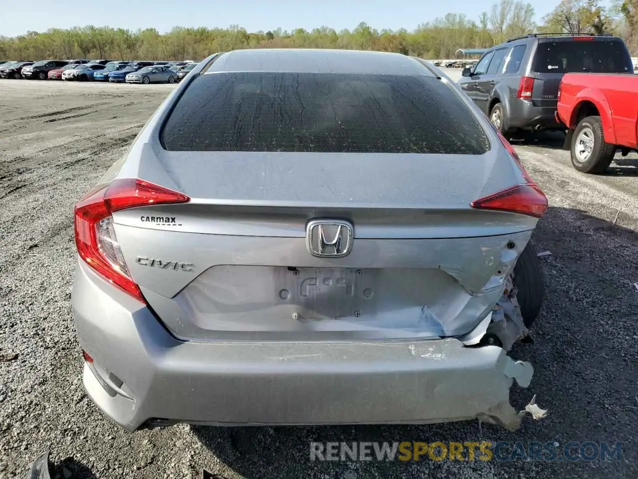 6 Photograph of a damaged car 19XFC2F61LE014672 HONDA CIVIC 2020