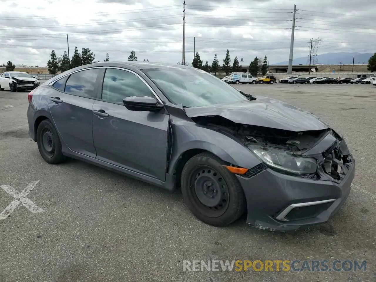 4 Photograph of a damaged car 19XFC2F61LE210319 HONDA CIVIC 2020