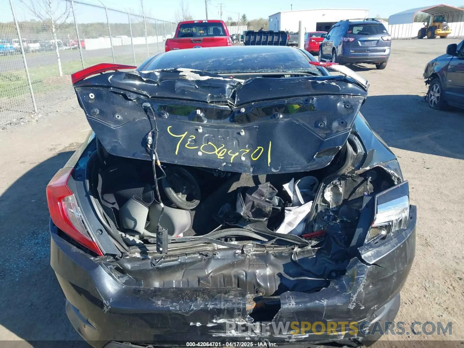 16 Photograph of a damaged car 19XFC2F61LE210952 HONDA CIVIC 2020