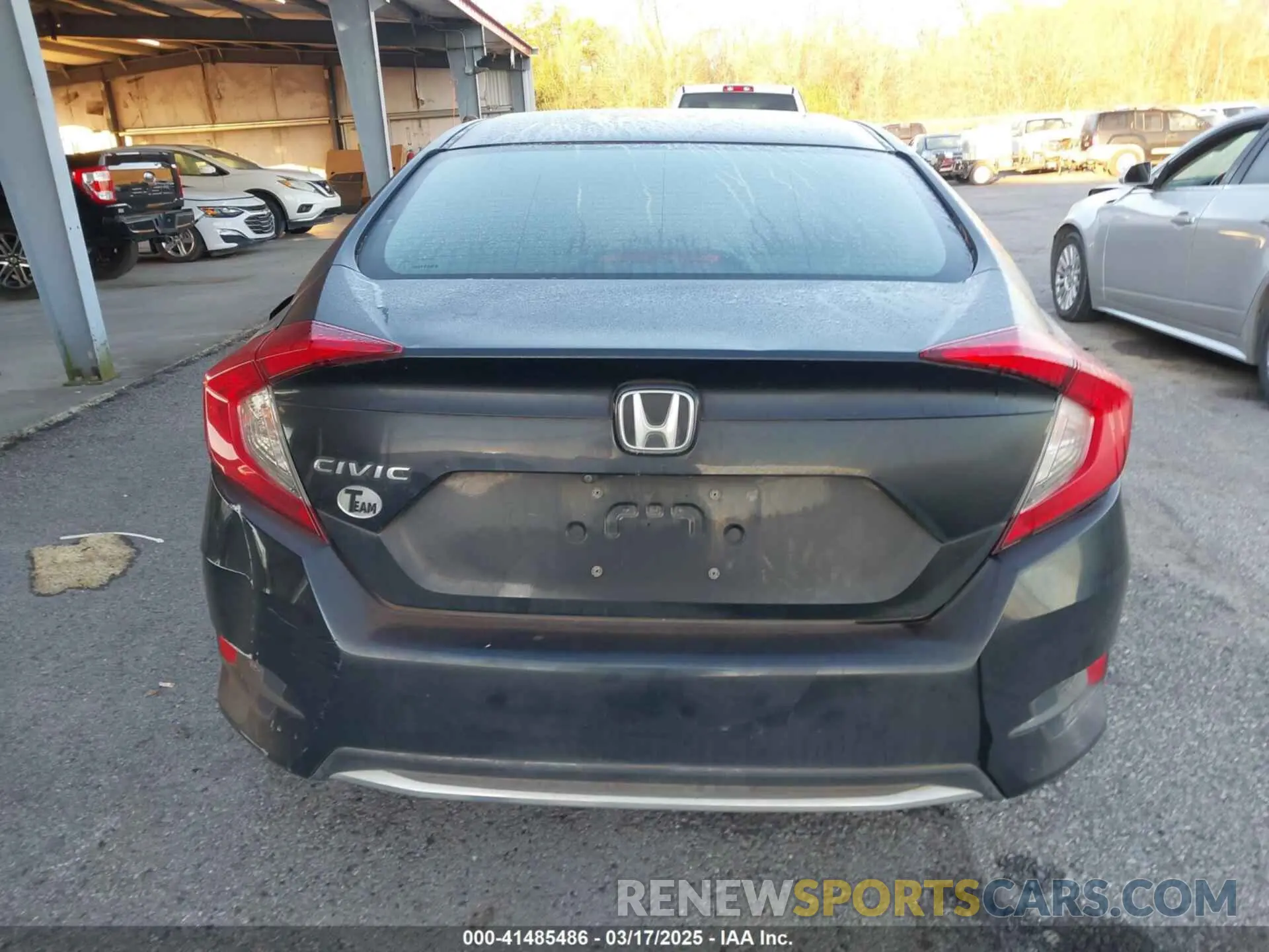 16 Photograph of a damaged car 19XFC2F62LE005527 HONDA CIVIC 2020