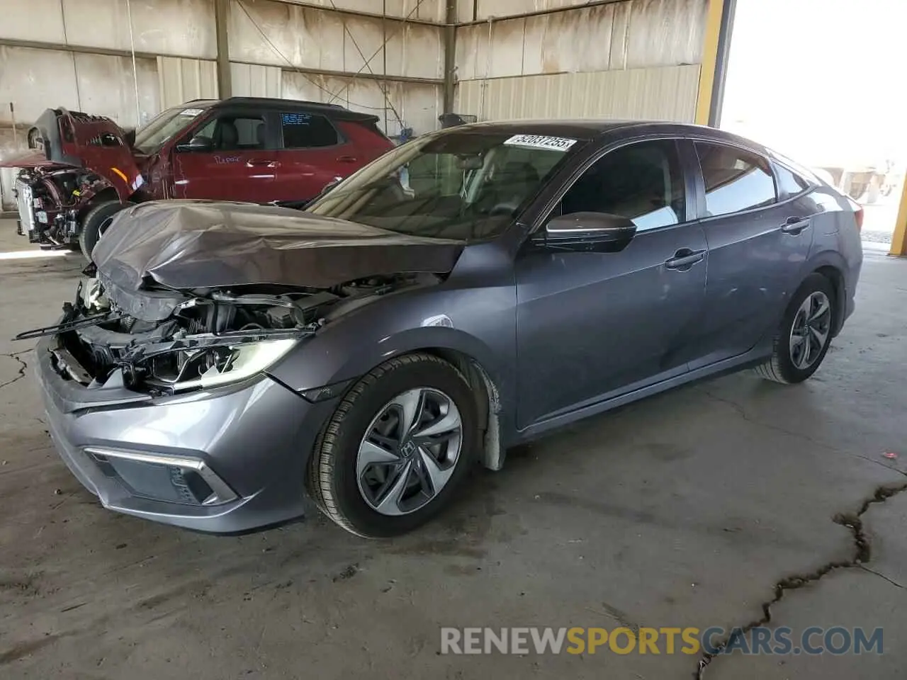1 Photograph of a damaged car 19XFC2F62LE009027 HONDA CIVIC 2020
