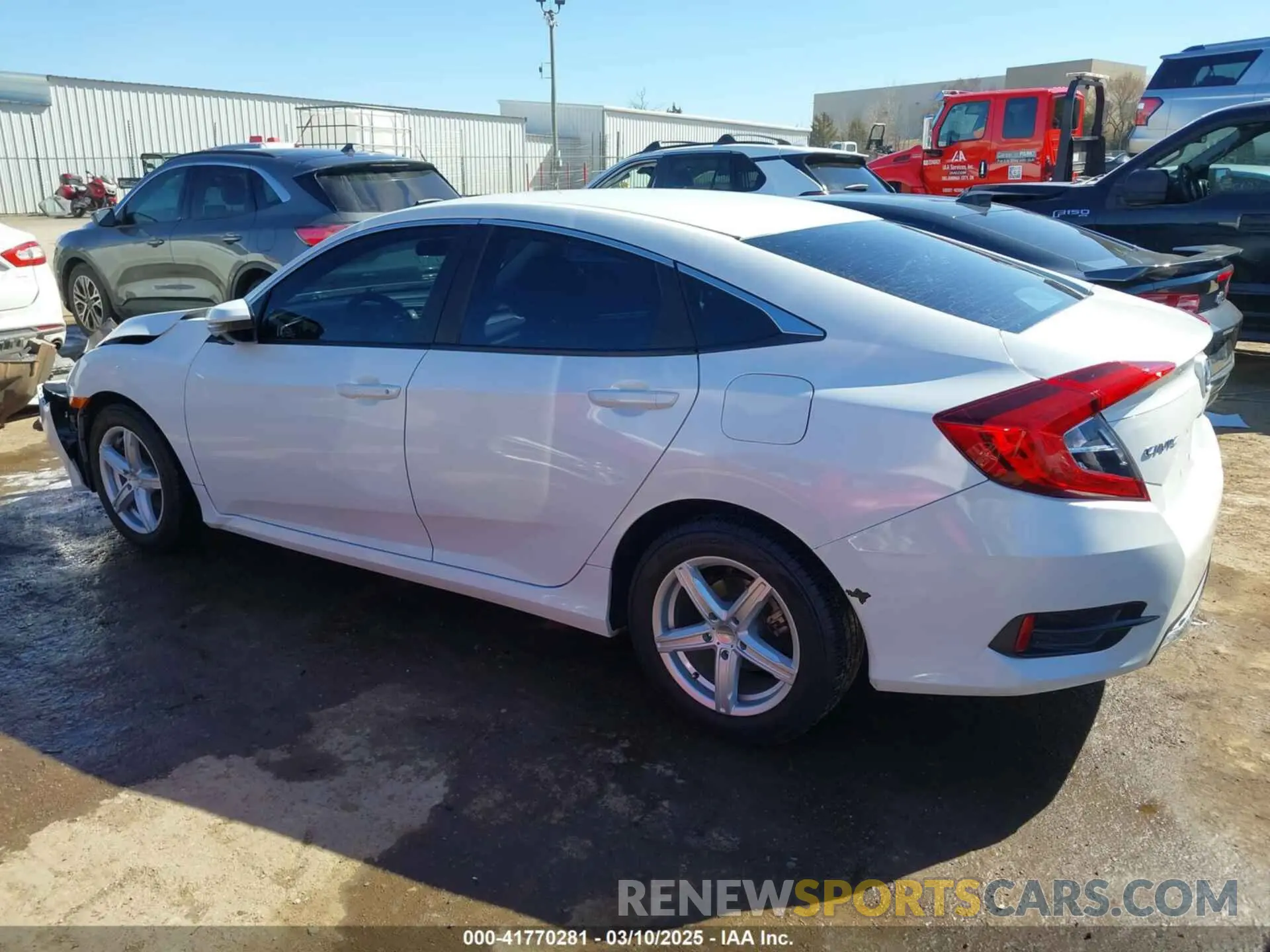 14 Photograph of a damaged car 19XFC2F63LE019596 HONDA CIVIC 2020