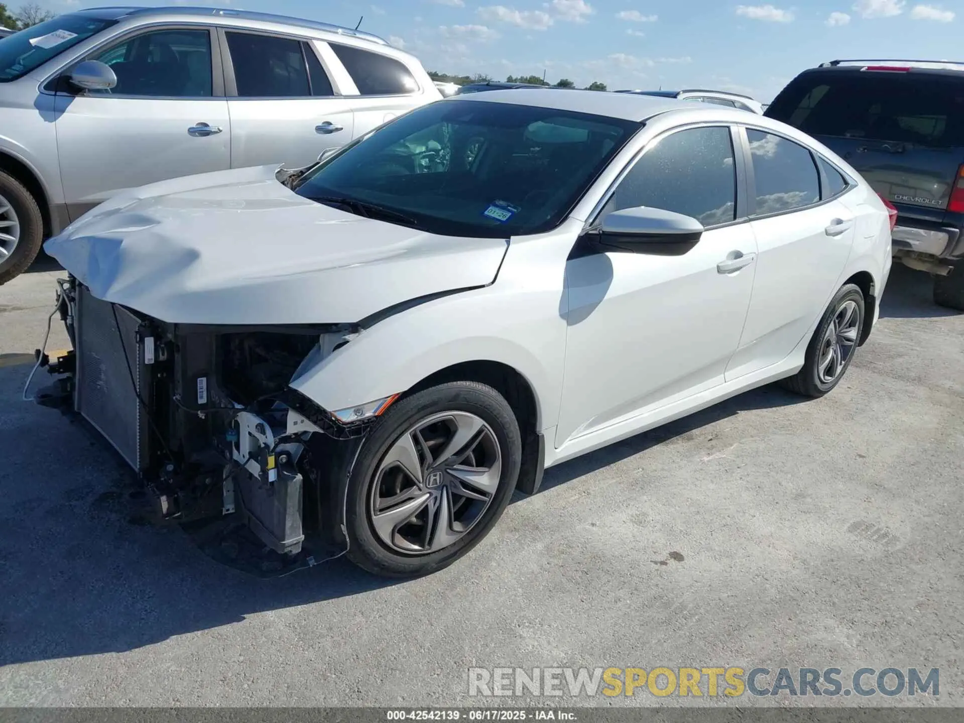 2 Photograph of a damaged car 19XFC2F63LE026791 HONDA CIVIC 2020