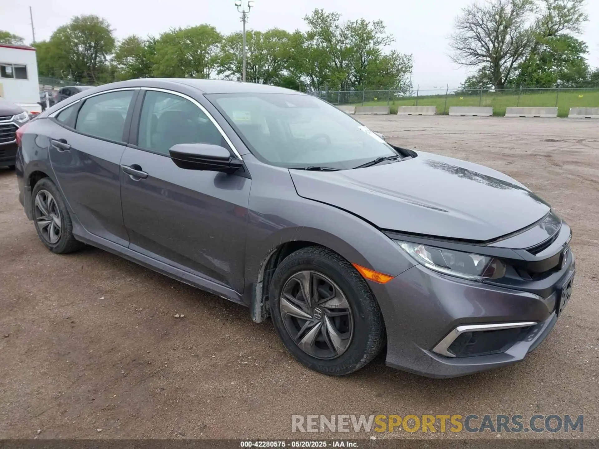 1 Photograph of a damaged car 19XFC2F63LE027259 HONDA CIVIC 2020