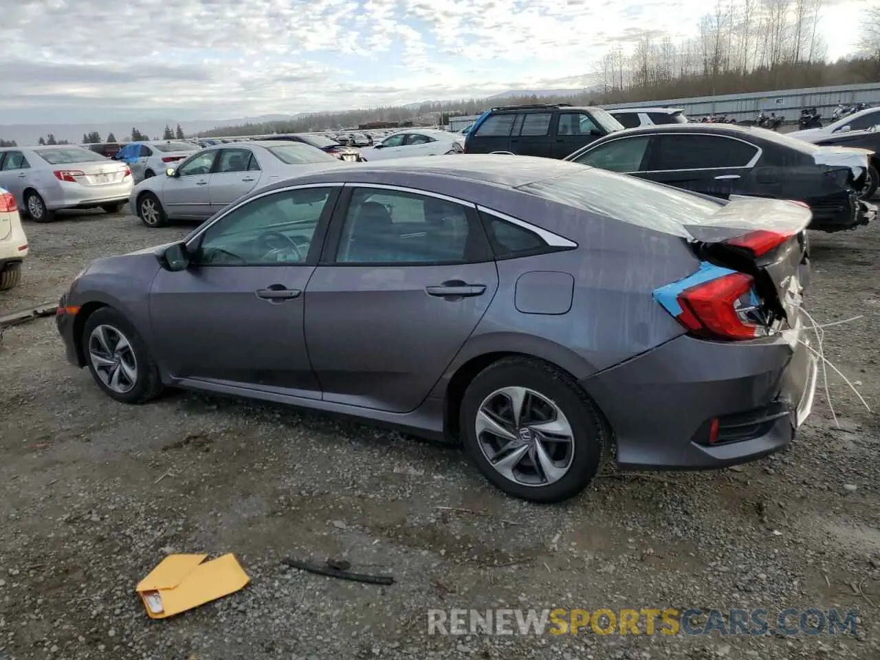 2 Photograph of a damaged car 19XFC2F63LE202092 HONDA CIVIC 2020