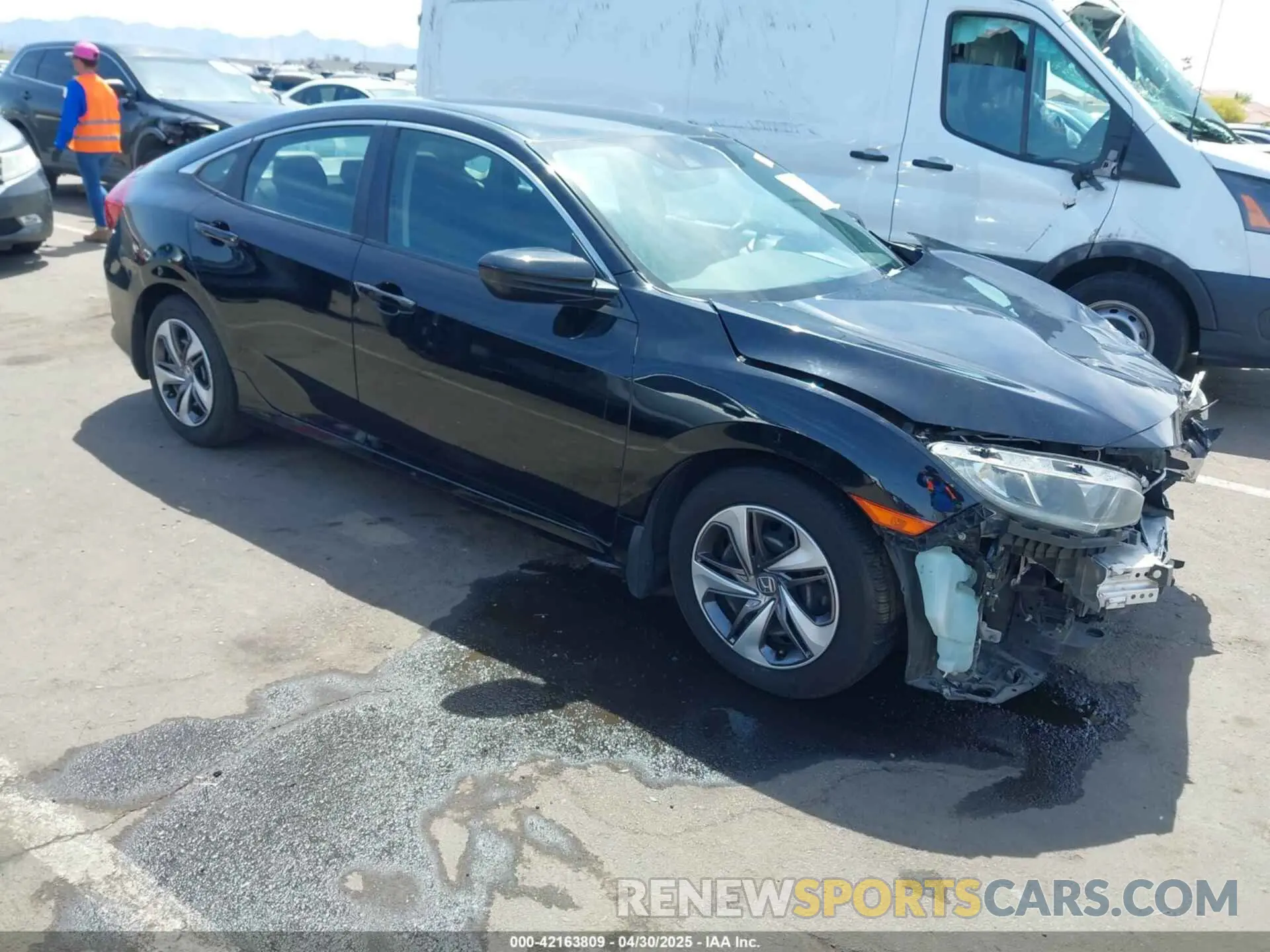 1 Photograph of a damaged car 19XFC2F63LE210936 HONDA CIVIC 2020