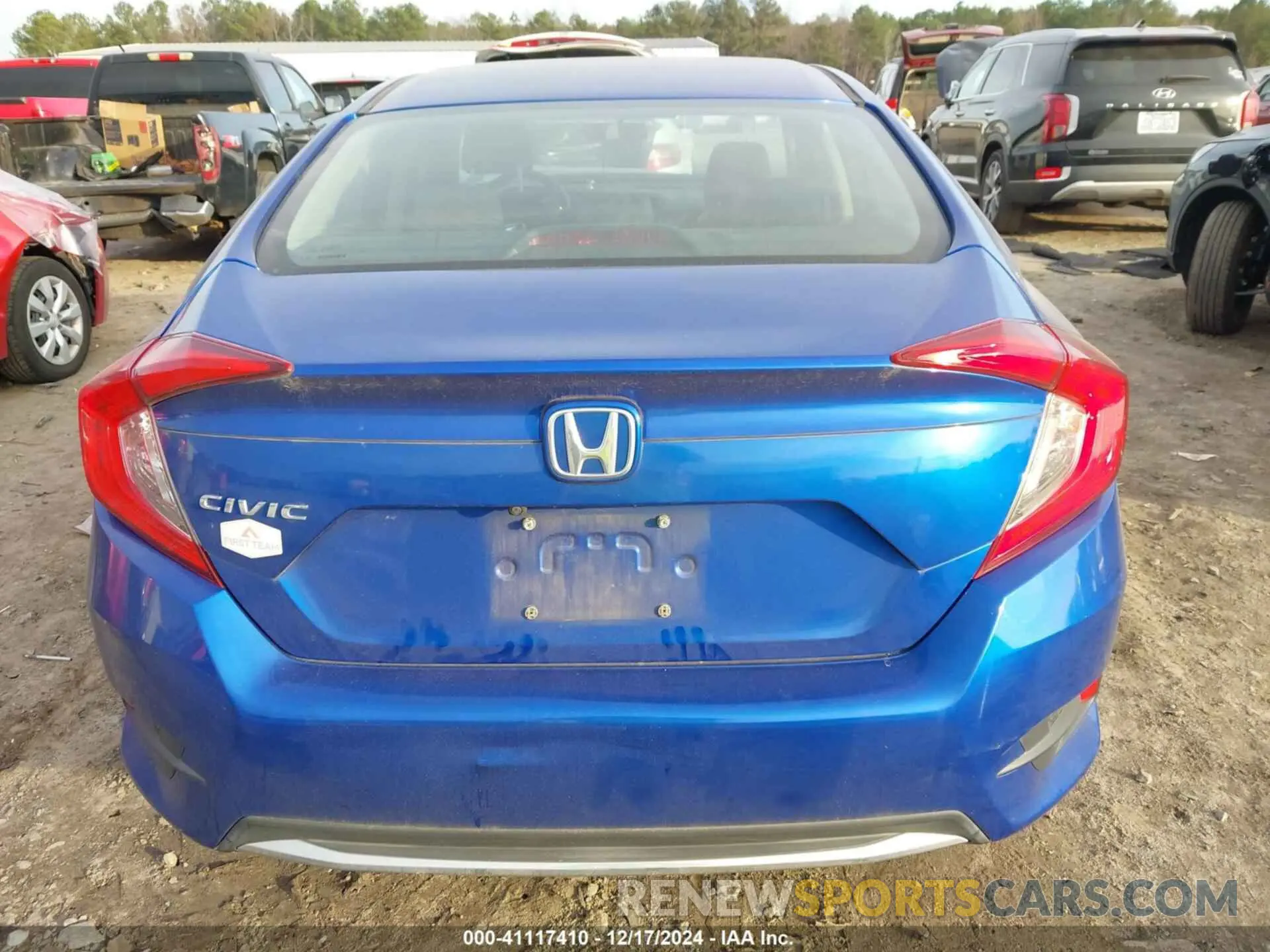 16 Photograph of a damaged car 19XFC2F64LE011250 HONDA CIVIC 2020