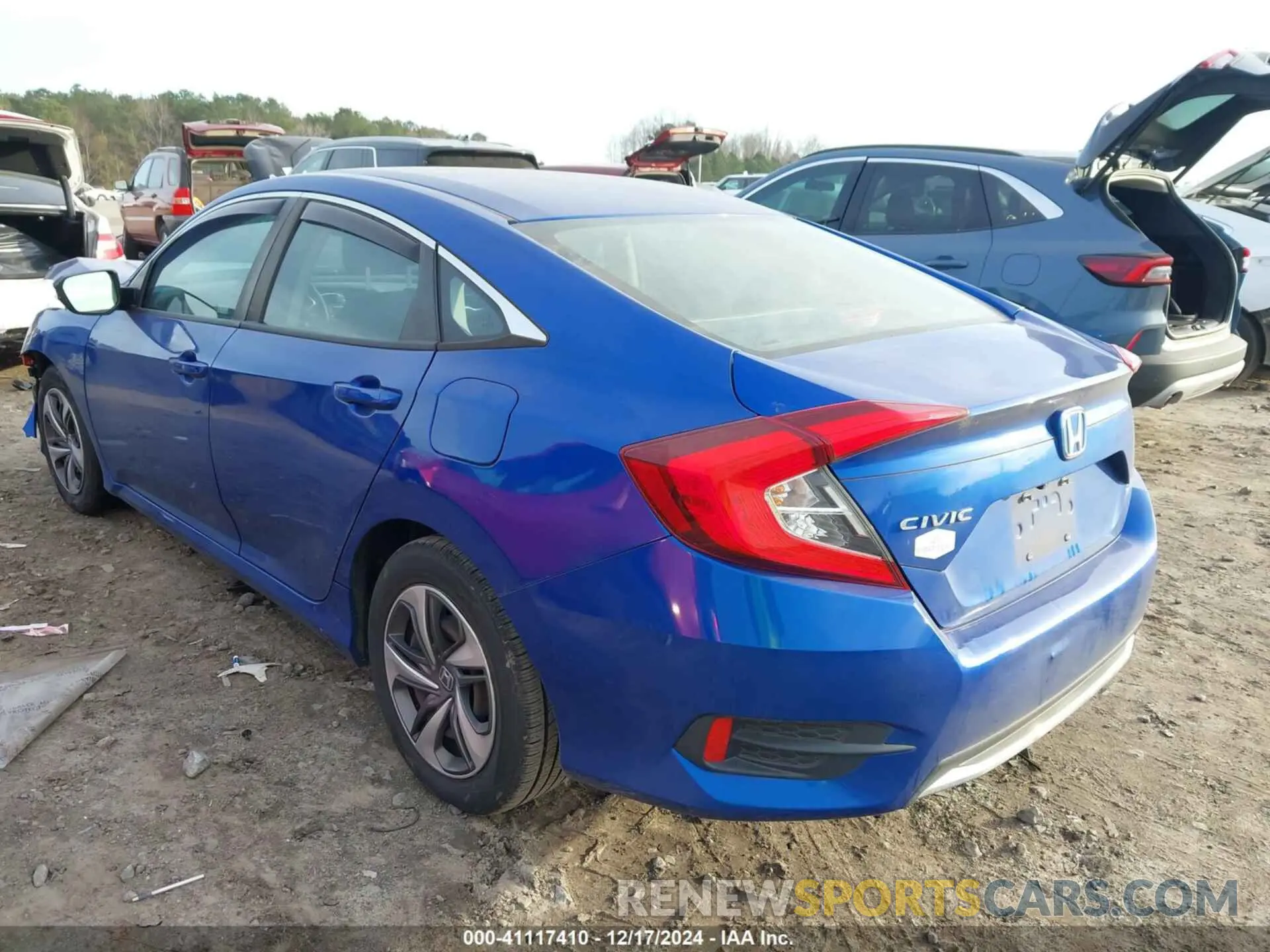 3 Photograph of a damaged car 19XFC2F64LE011250 HONDA CIVIC 2020