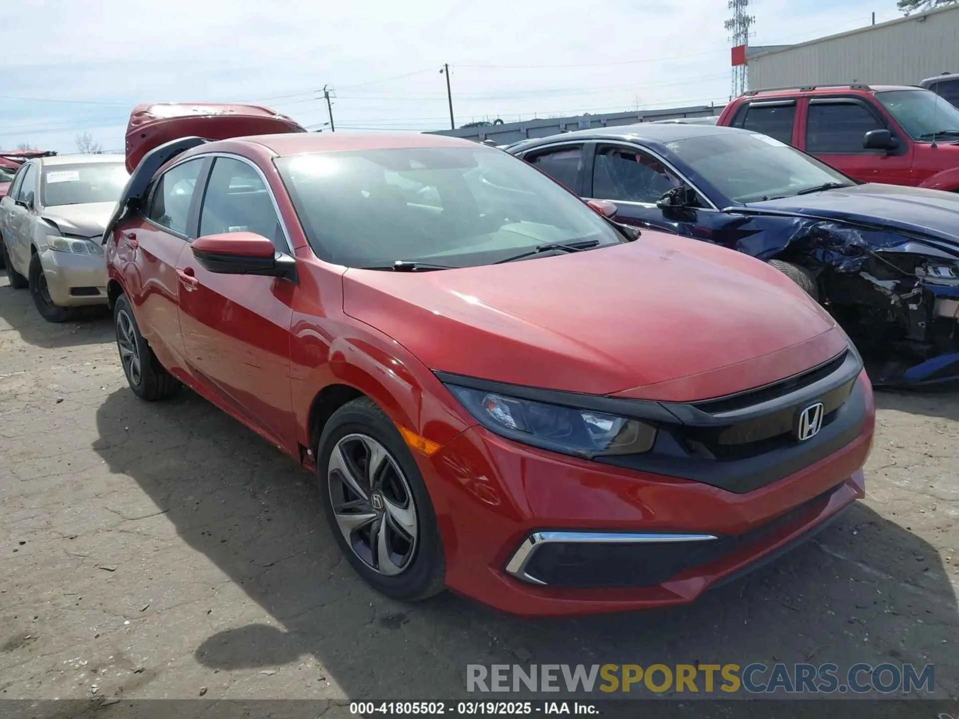 1 Photograph of a damaged car 19XFC2F64LE012088 HONDA CIVIC 2020