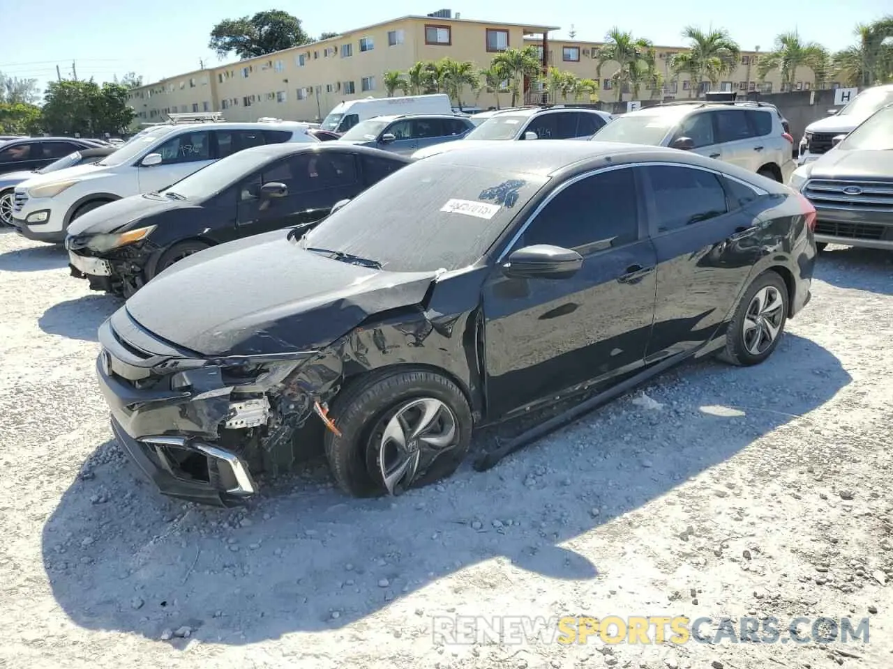 1 Photograph of a damaged car 19XFC2F64LE021440 HONDA CIVIC 2020