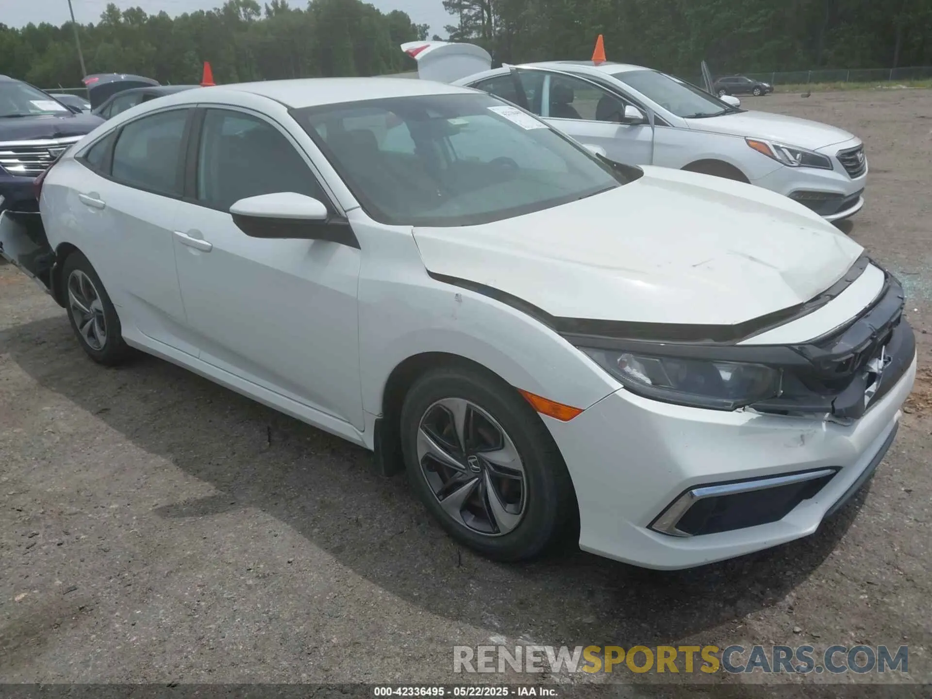 1 Photograph of a damaged car 19XFC2F64LE030445 HONDA CIVIC 2020