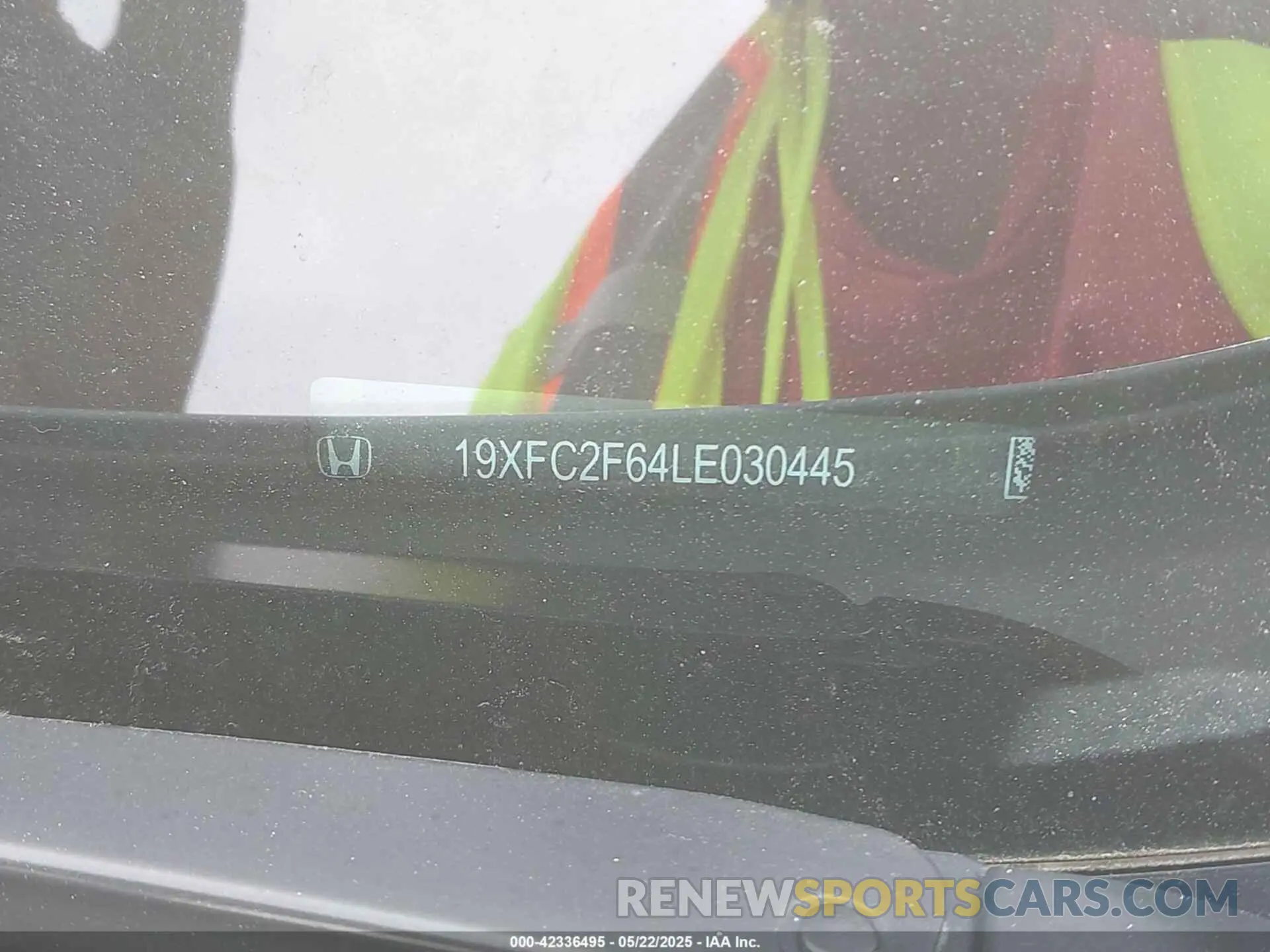 9 Photograph of a damaged car 19XFC2F64LE030445 HONDA CIVIC 2020