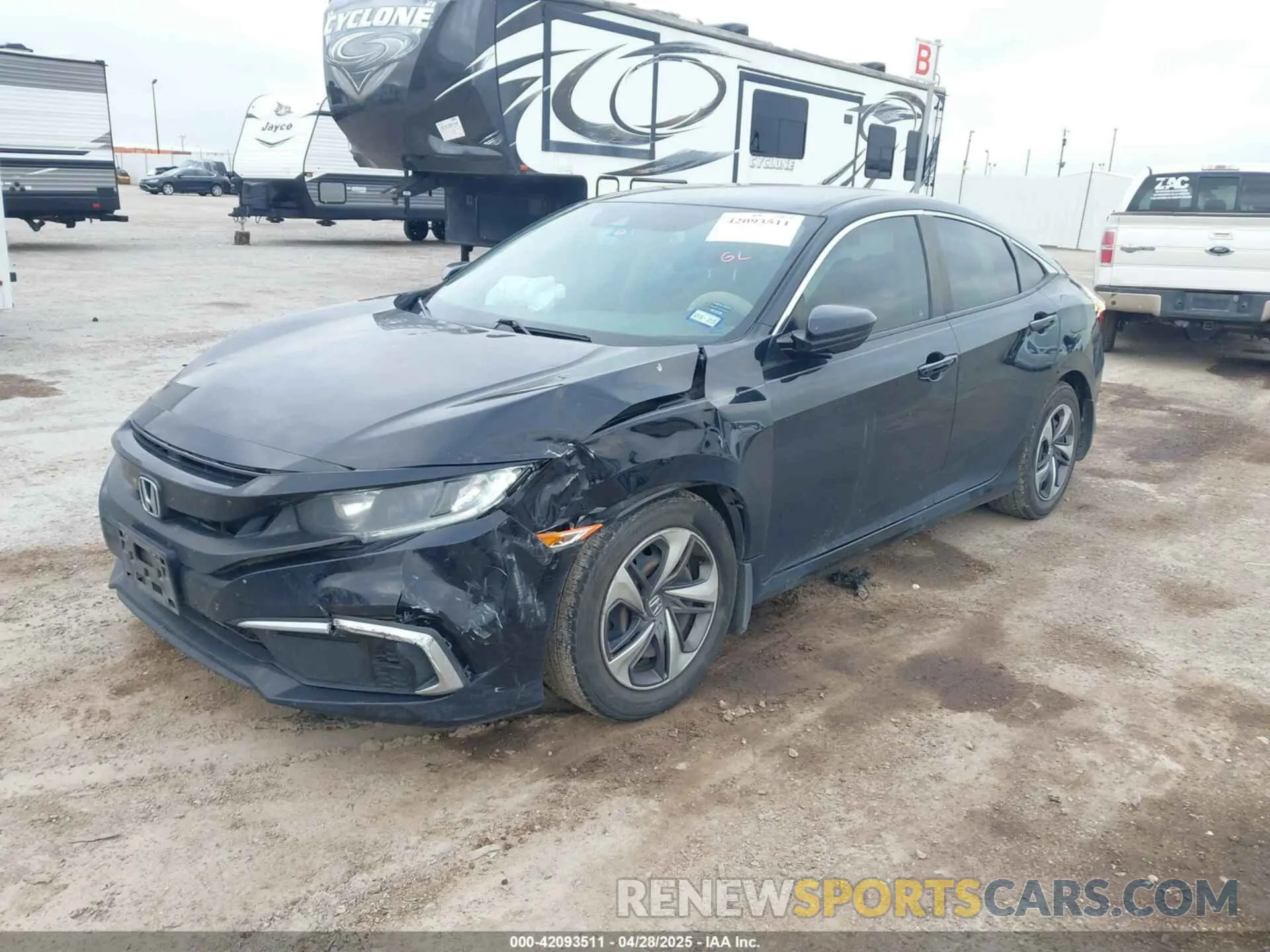 6 Photograph of a damaged car 19XFC2F65LE010270 HONDA CIVIC 2020