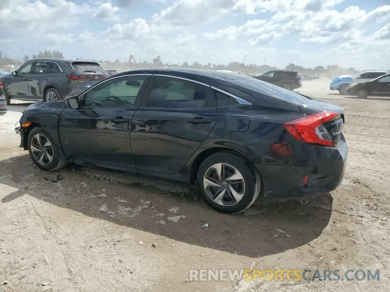 2 Photograph of a damaged car 19XFC2F65LE019406 HONDA CIVIC 2020