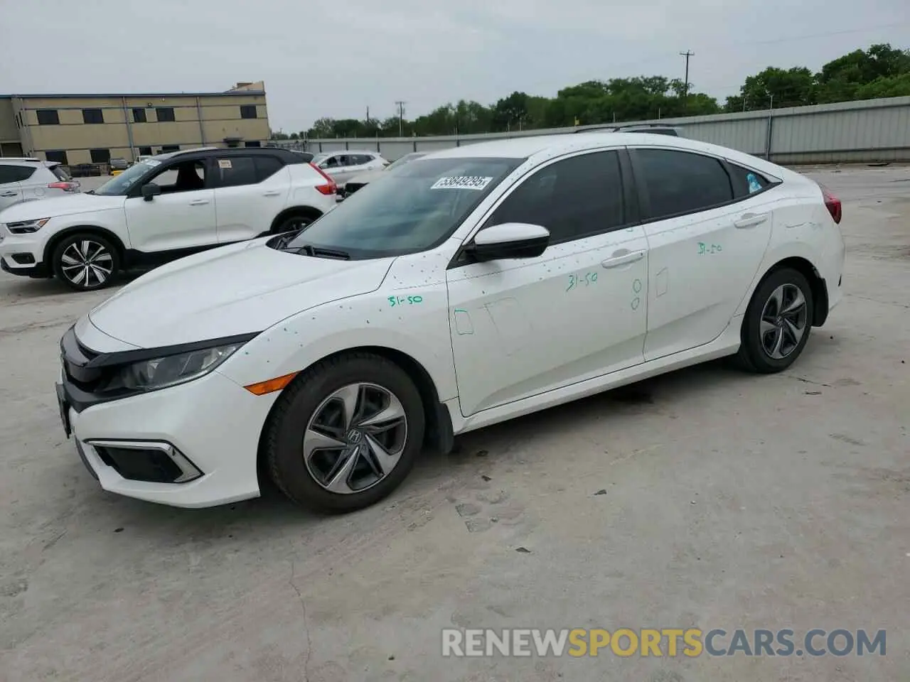 1 Photograph of a damaged car 19XFC2F65LE024606 HONDA CIVIC 2020