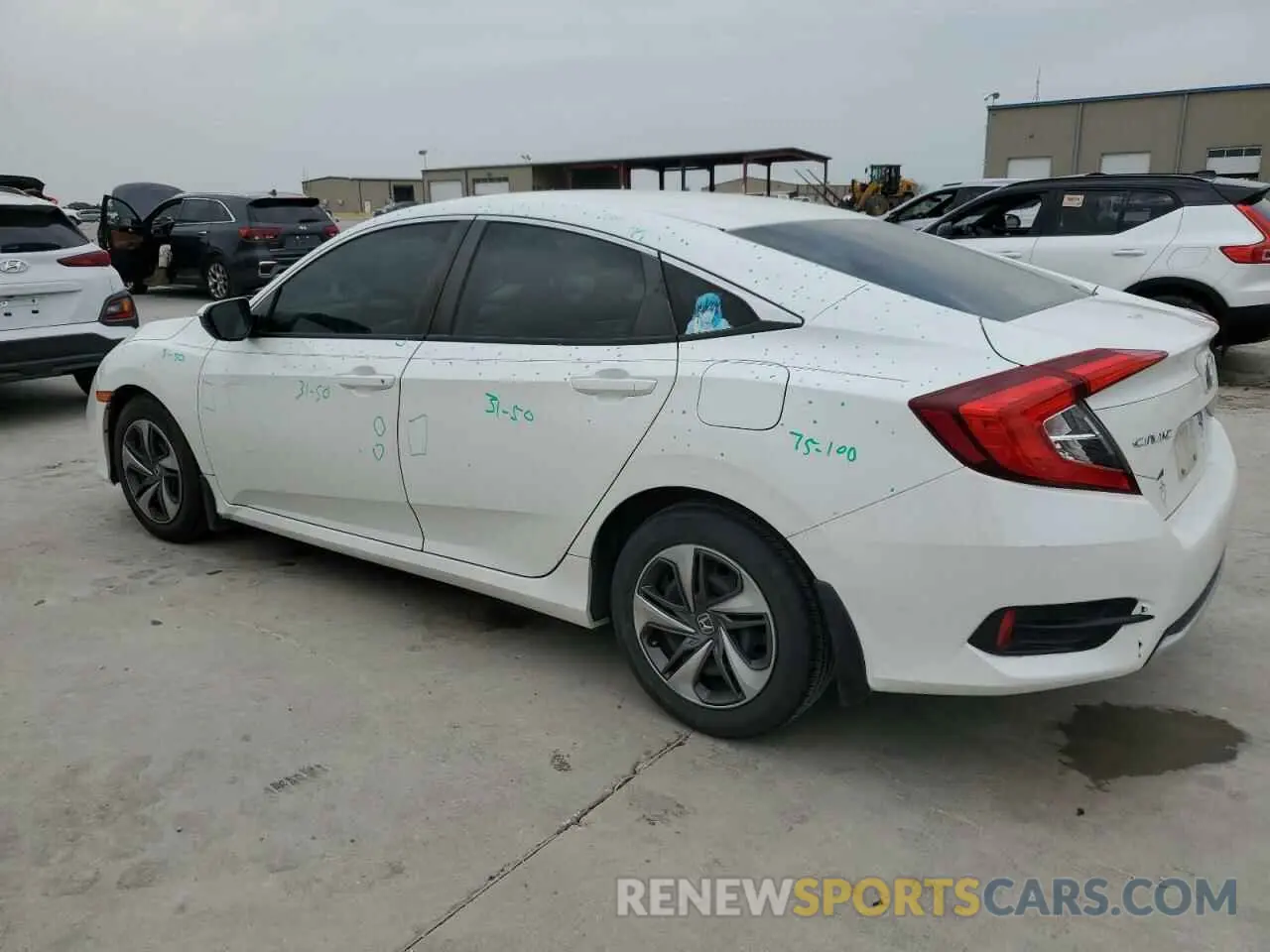2 Photograph of a damaged car 19XFC2F65LE024606 HONDA CIVIC 2020