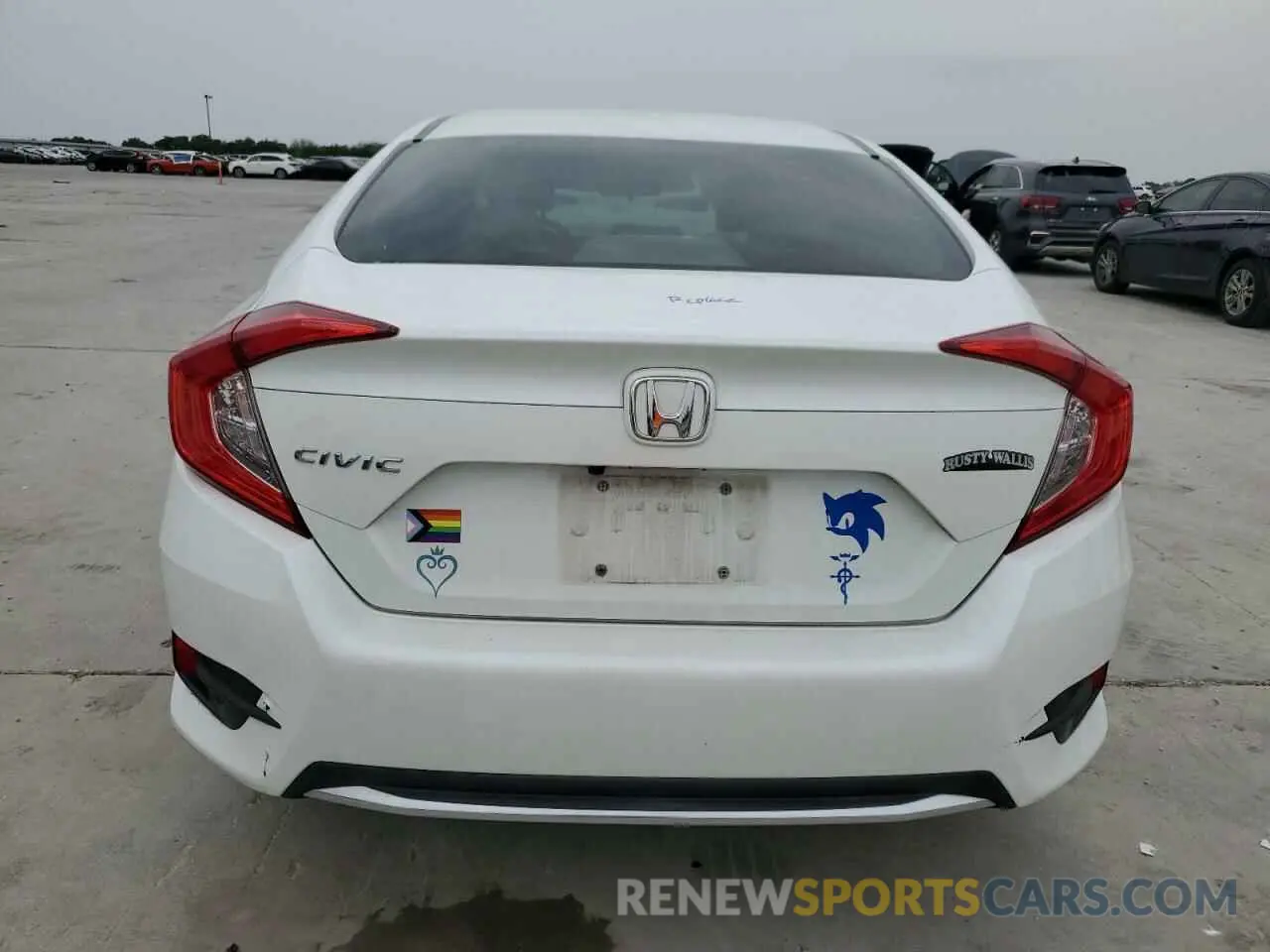 6 Photograph of a damaged car 19XFC2F65LE024606 HONDA CIVIC 2020