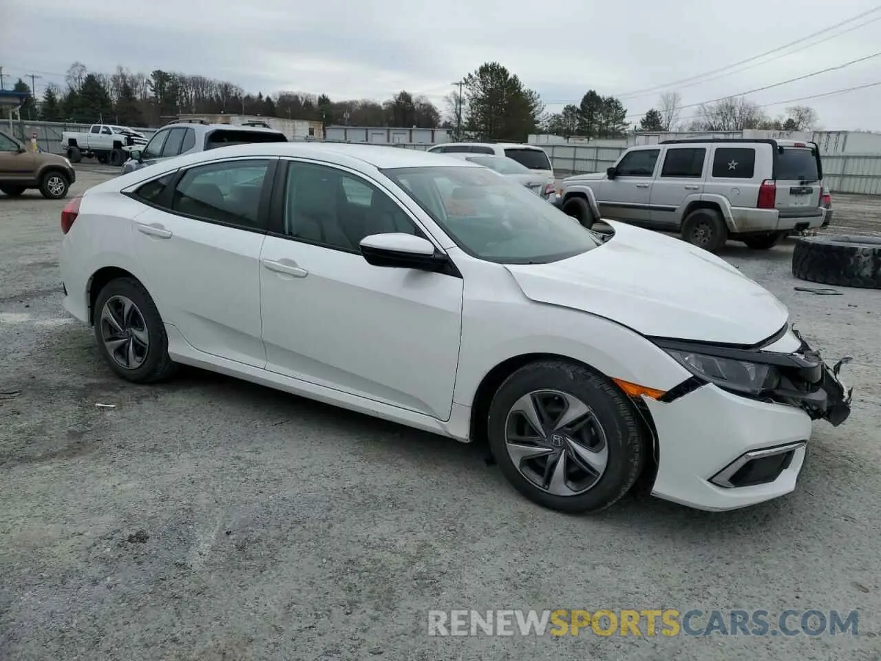 4 Photograph of a damaged car 19XFC2F65LE025965 HONDA CIVIC 2020