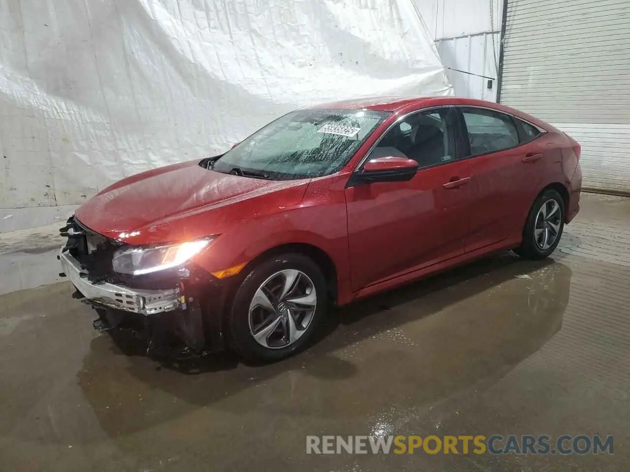 1 Photograph of a damaged car 19XFC2F65LE027067 HONDA CIVIC 2020