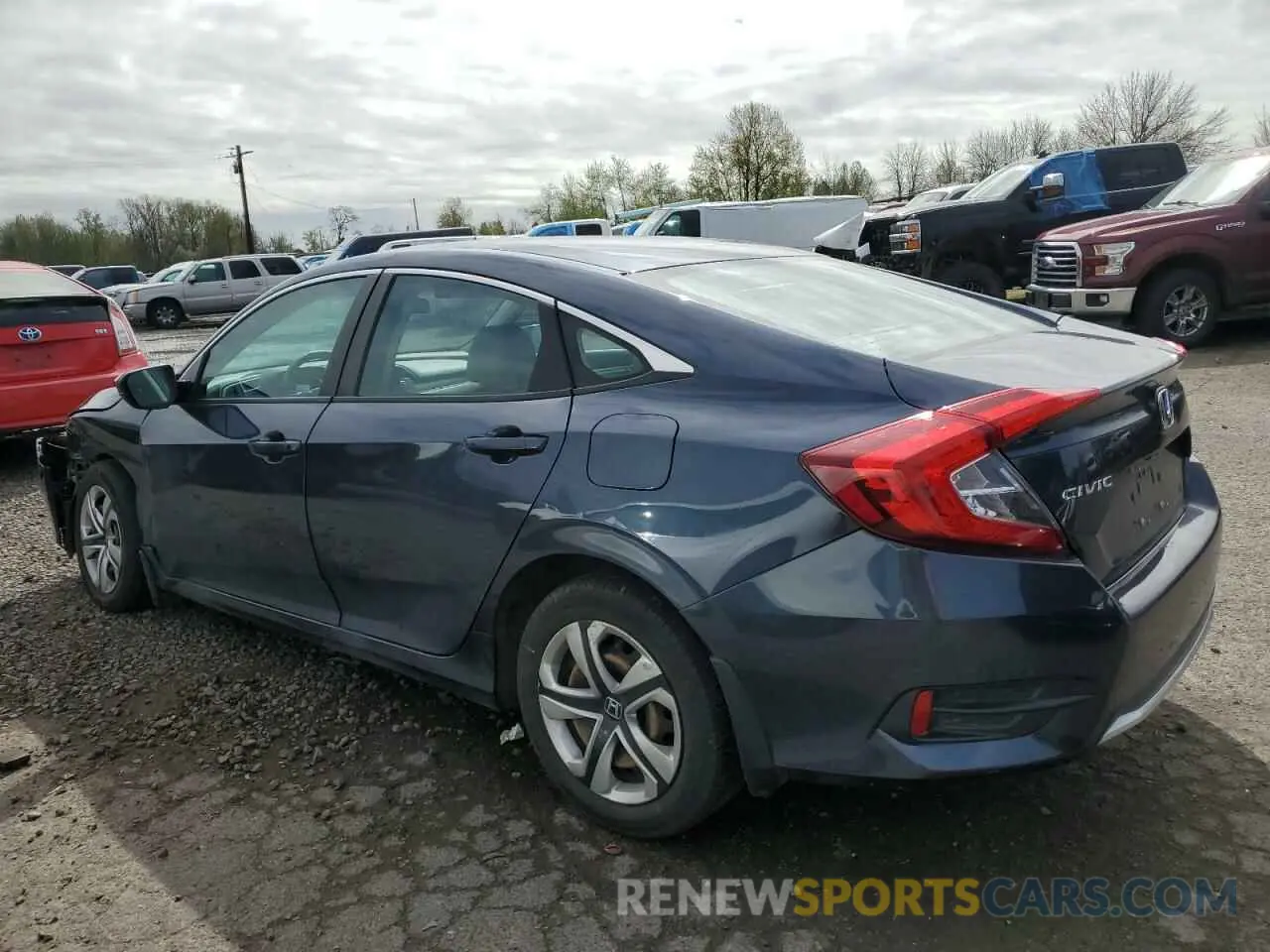 2 Photograph of a damaged car 19XFC2F65LE203809 HONDA CIVIC 2020