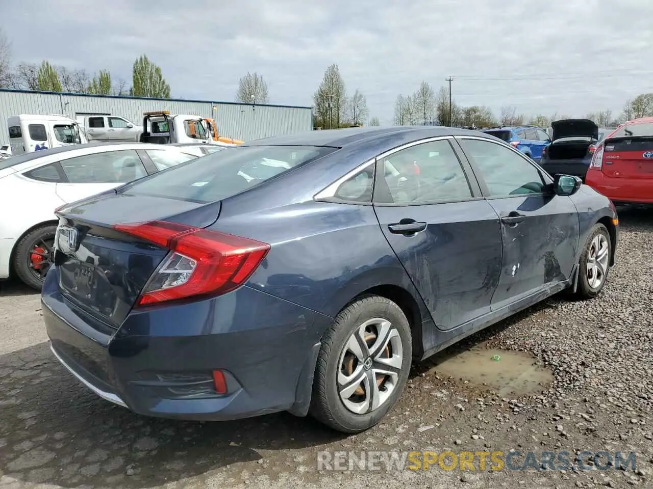 3 Photograph of a damaged car 19XFC2F65LE203809 HONDA CIVIC 2020