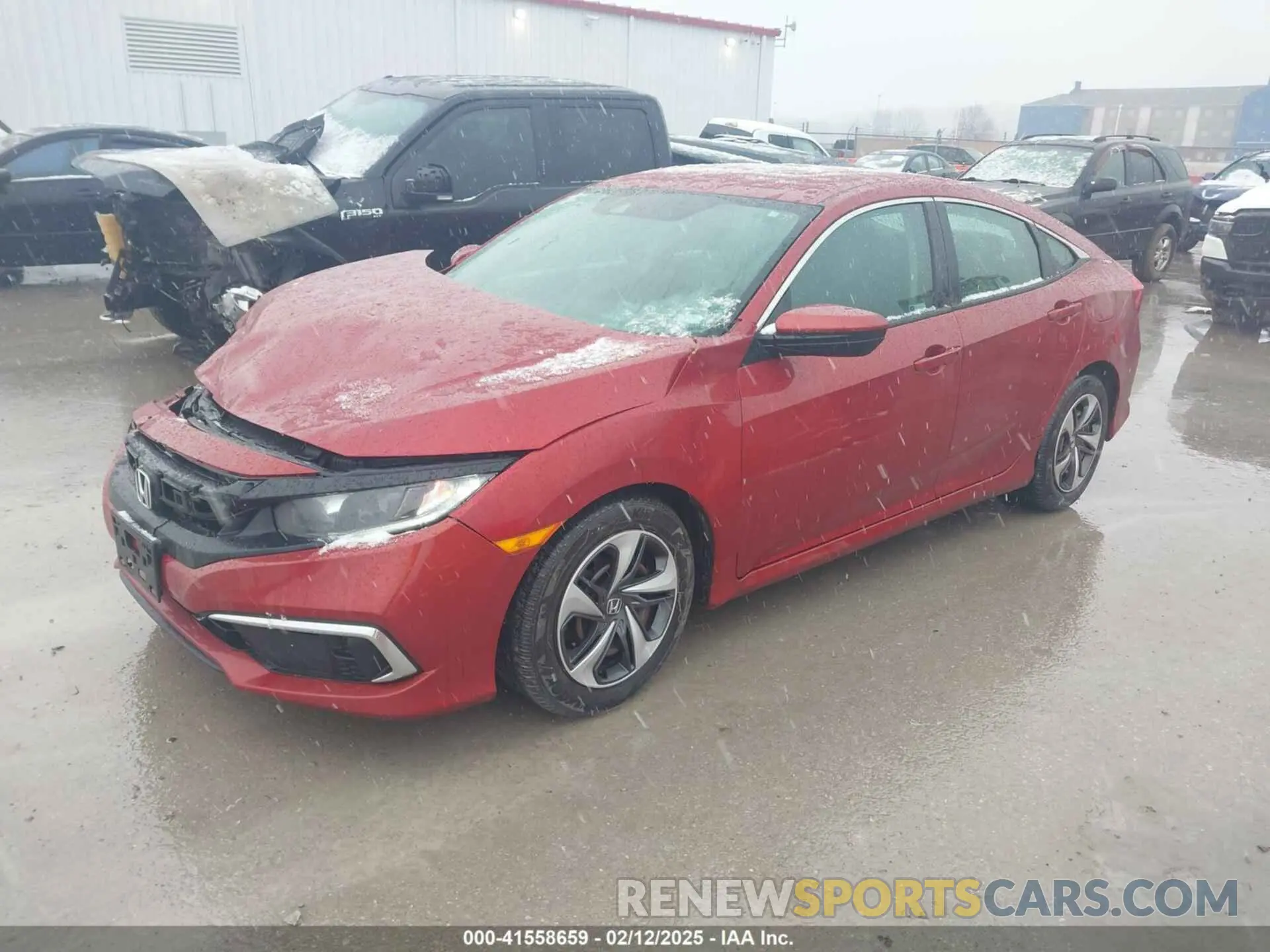 2 Photograph of a damaged car 19XFC2F66LE005563 HONDA CIVIC 2020