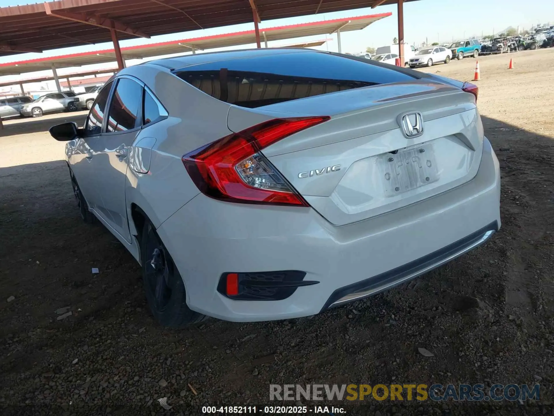 6 Photograph of a damaged car 19XFC2F66LE007328 HONDA CIVIC 2020