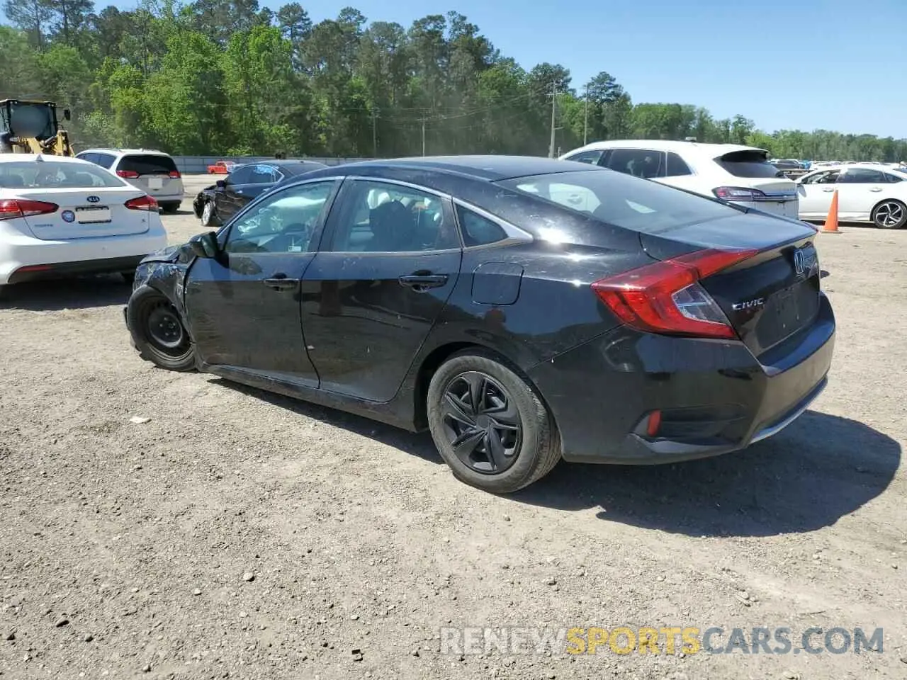 2 Photograph of a damaged car 19XFC2F66LE012111 HONDA CIVIC 2020